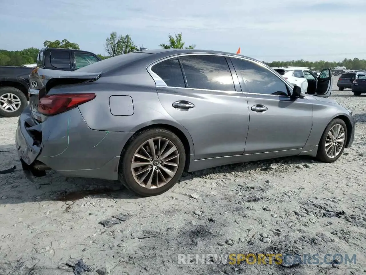 3 Photograph of a damaged car JN1EV7BP1MM700220 INFINITI Q50 2021