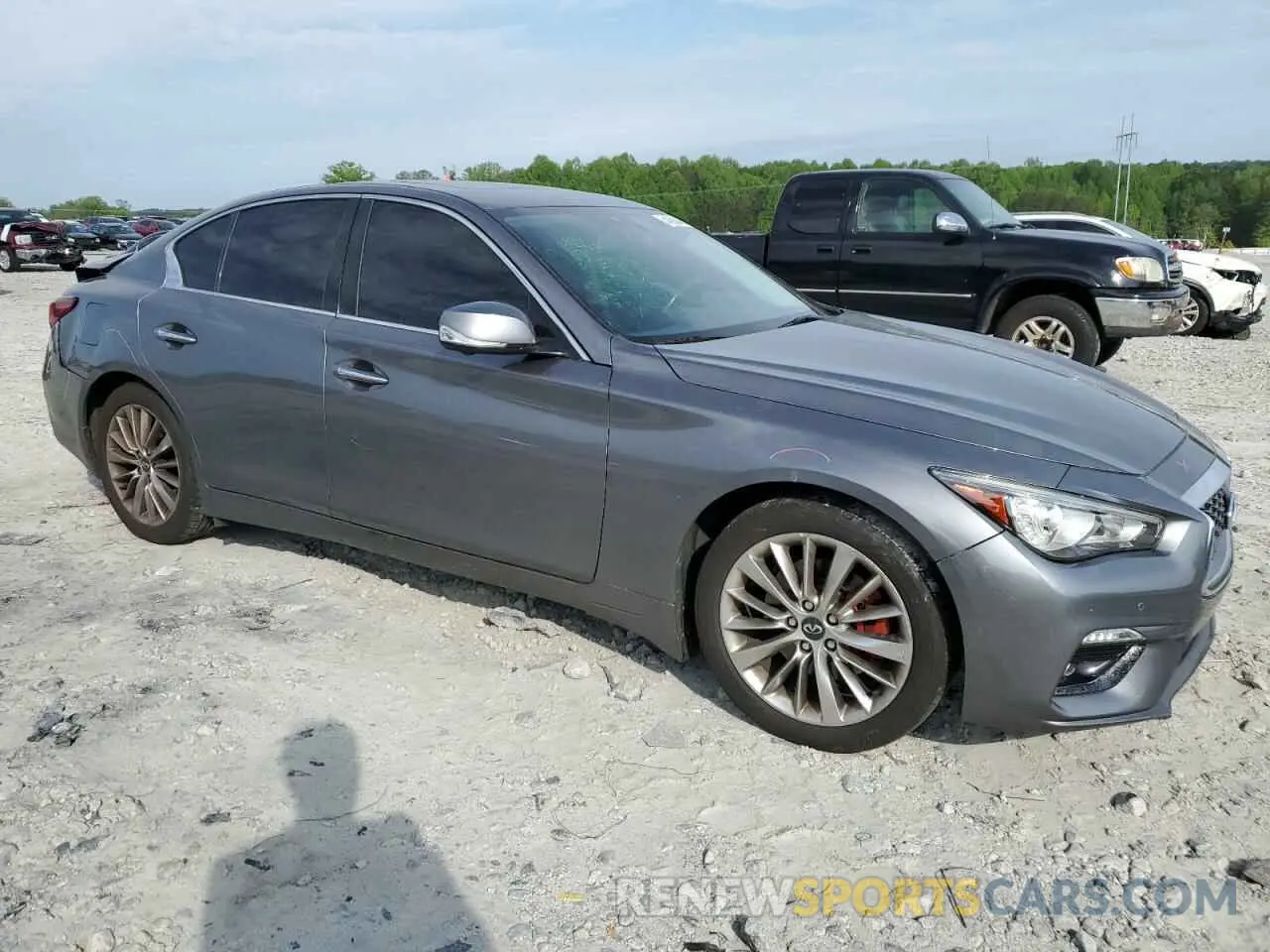 4 Photograph of a damaged car JN1EV7BP1MM700220 INFINITI Q50 2021