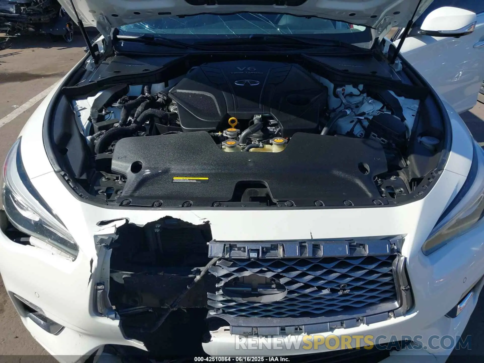 10 Photograph of a damaged car JN1EV7BP1MM705546 INFINITI Q50 2021