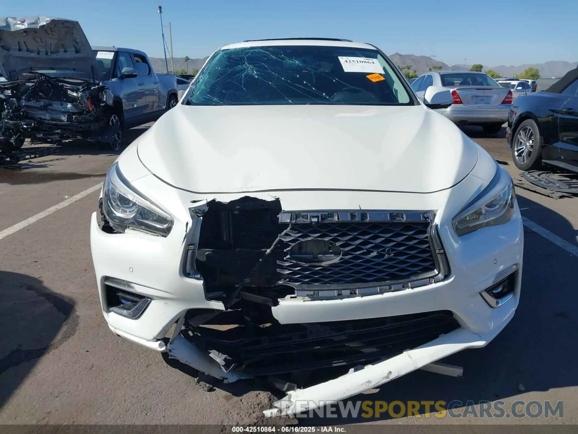 13 Photograph of a damaged car JN1EV7BP1MM705546 INFINITI Q50 2021