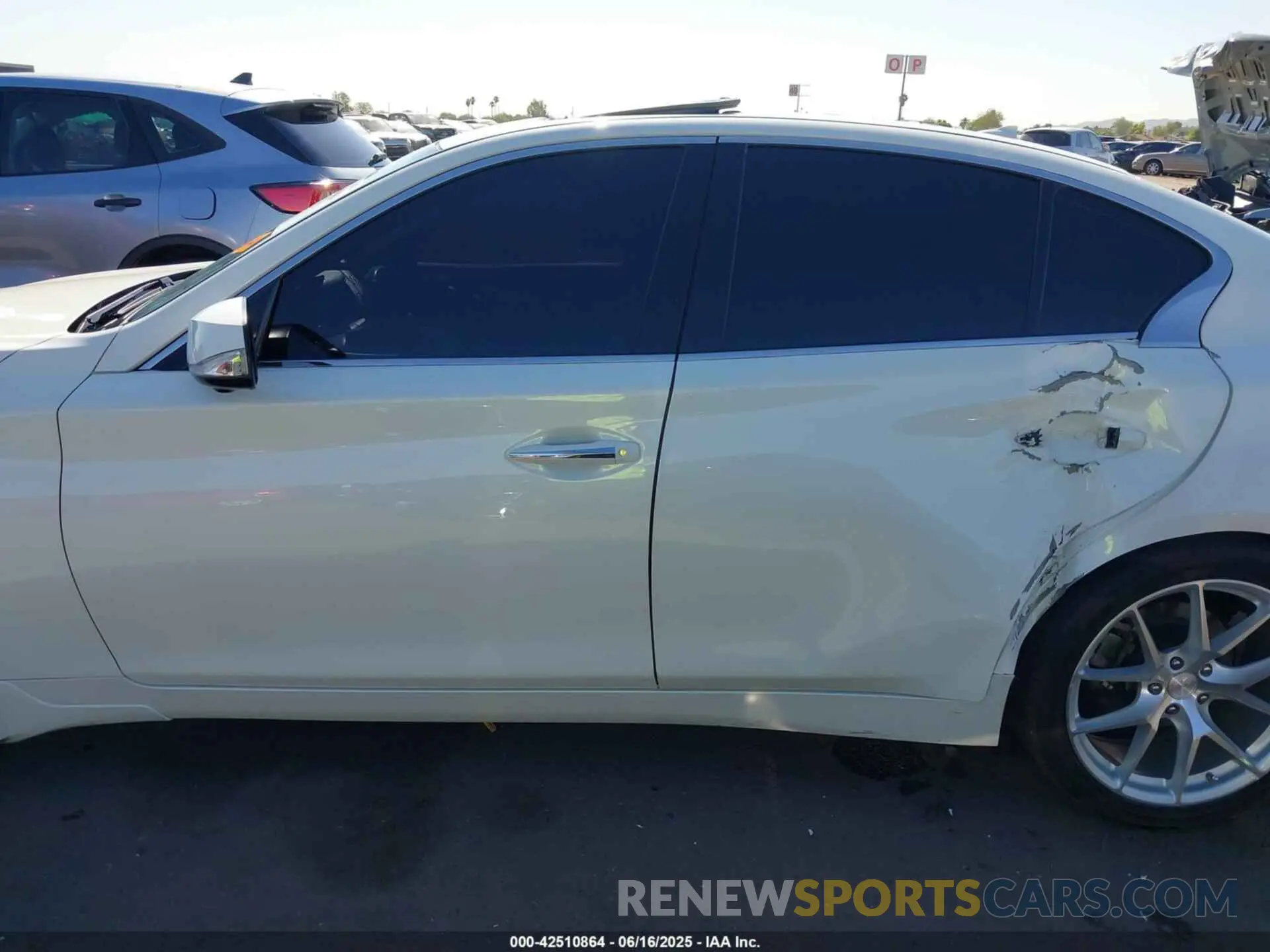 15 Photograph of a damaged car JN1EV7BP1MM705546 INFINITI Q50 2021