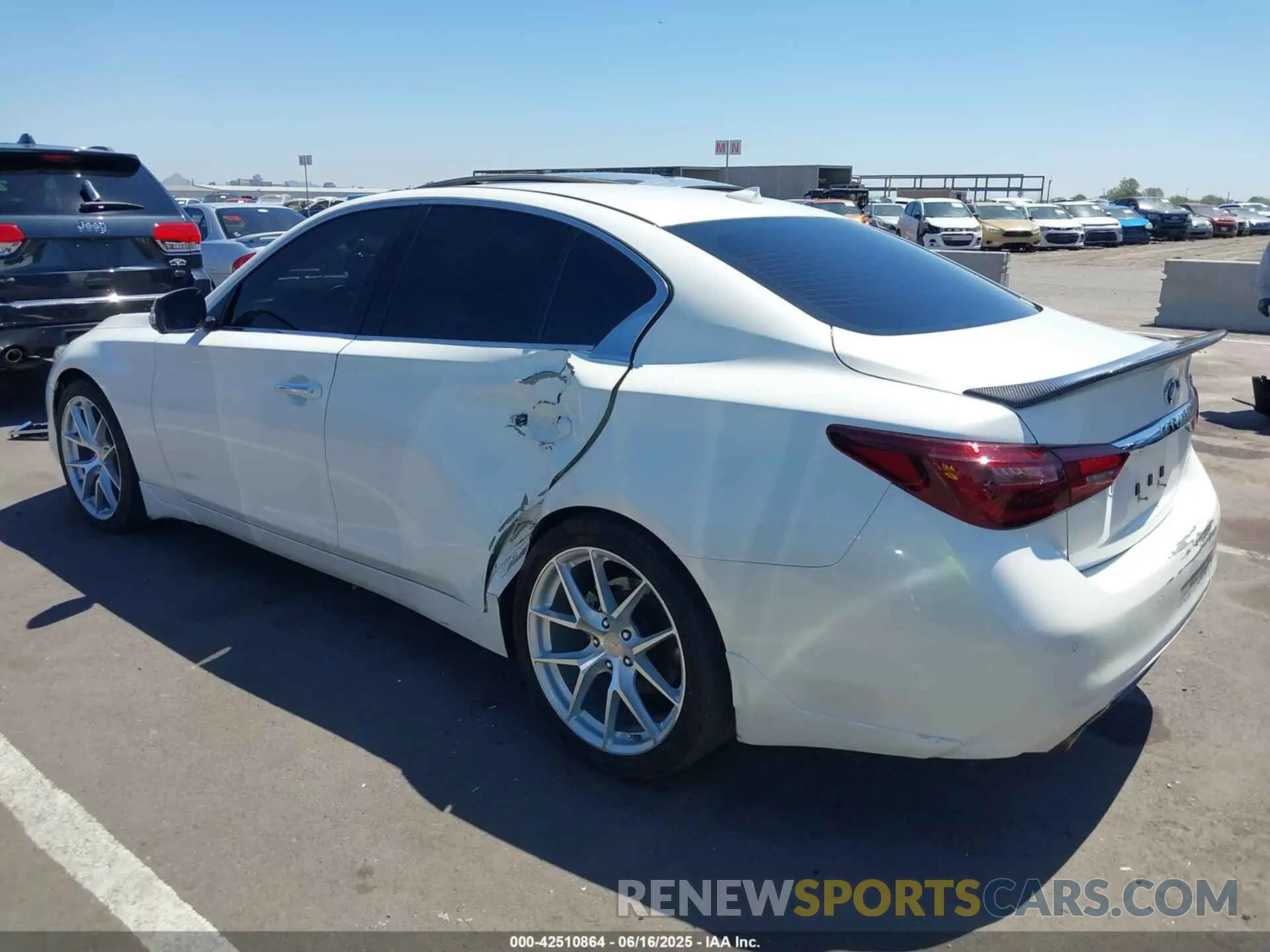 3 Photograph of a damaged car JN1EV7BP1MM705546 INFINITI Q50 2021