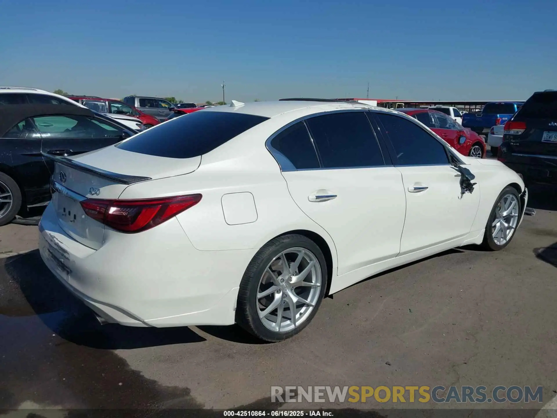 4 Photograph of a damaged car JN1EV7BP1MM705546 INFINITI Q50 2021