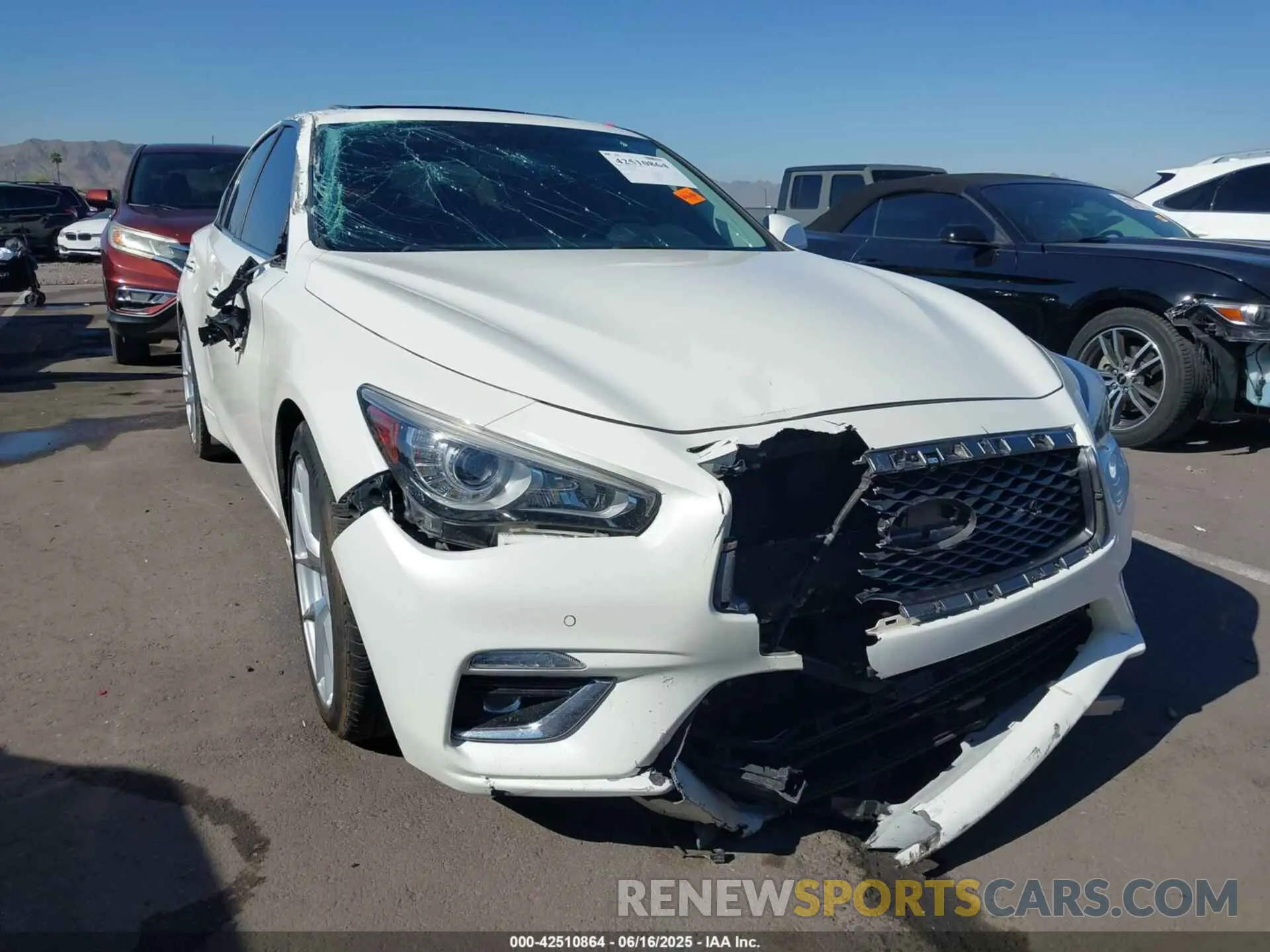 6 Photograph of a damaged car JN1EV7BP1MM705546 INFINITI Q50 2021