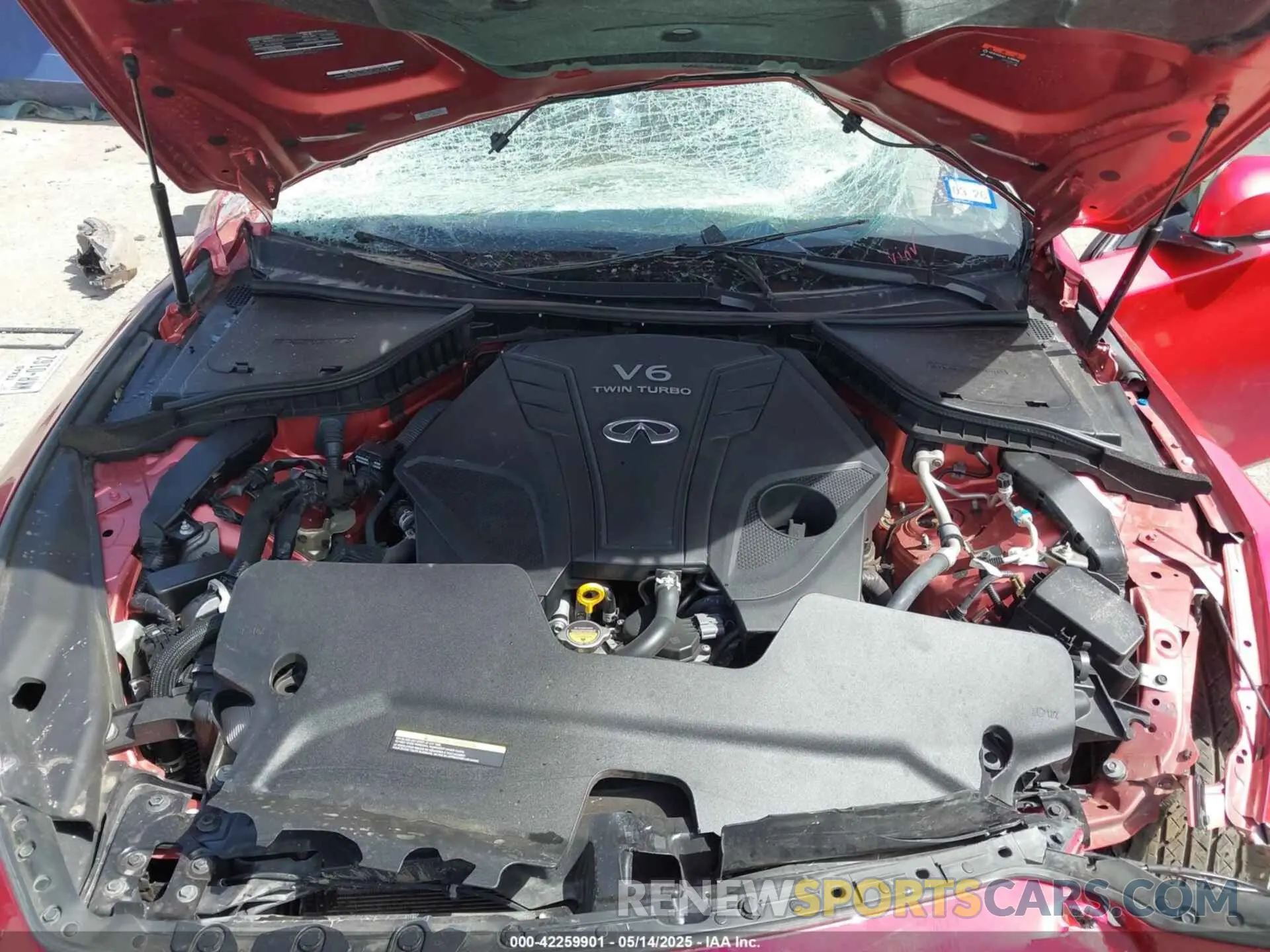 10 Photograph of a damaged car JN1EV7BP1MM705935 INFINITI Q50 2021