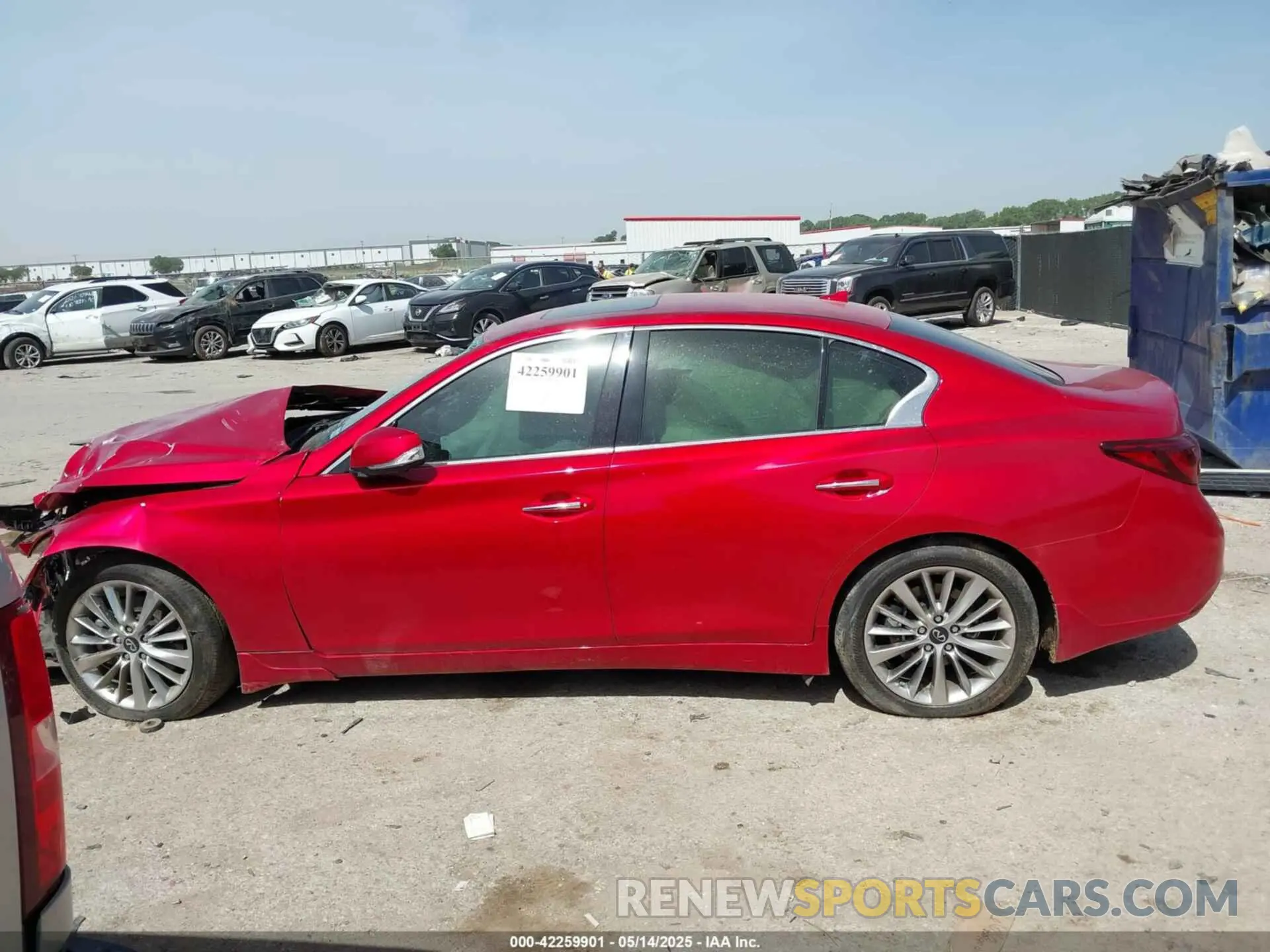 13 Photograph of a damaged car JN1EV7BP1MM705935 INFINITI Q50 2021