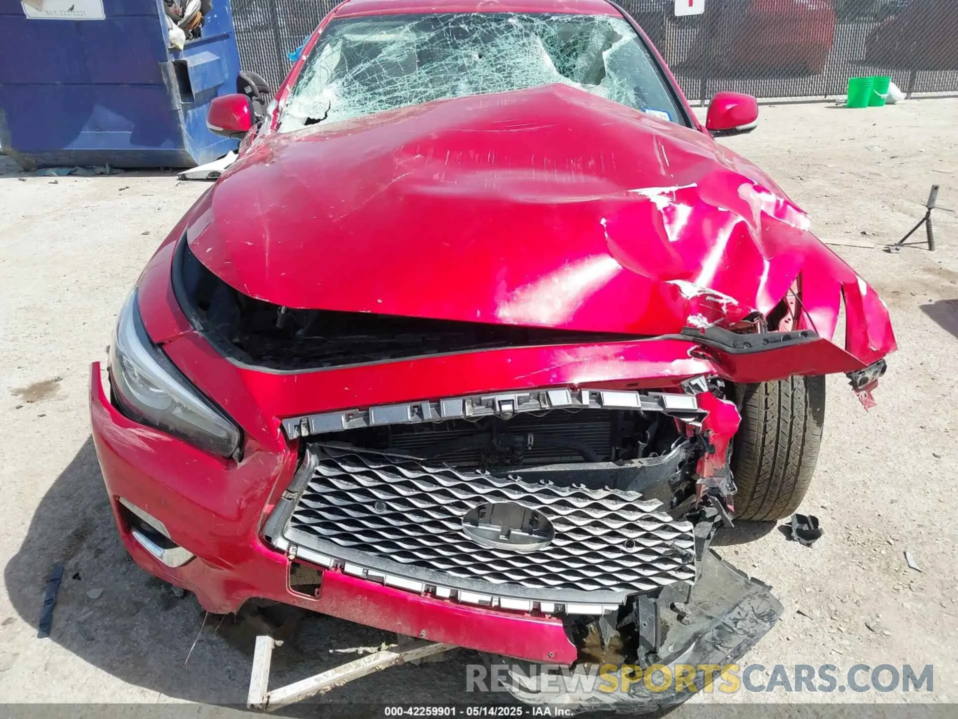 6 Photograph of a damaged car JN1EV7BP1MM705935 INFINITI Q50 2021