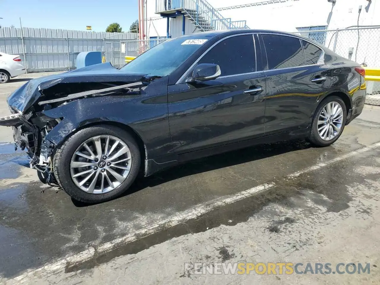 1 Photograph of a damaged car JN1EV7BP2MM700596 INFINITI Q50 2021