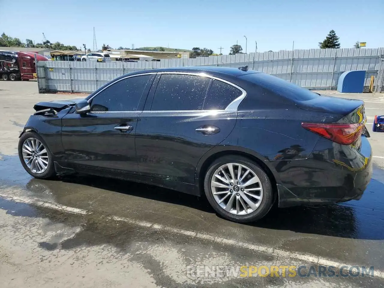 2 Photograph of a damaged car JN1EV7BP2MM700596 INFINITI Q50 2021
