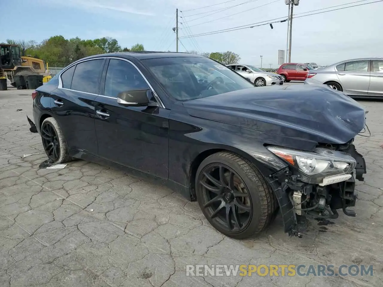 4 Photograph of a damaged car JN1EV7BP2MM704227 INFINITI Q50 2021