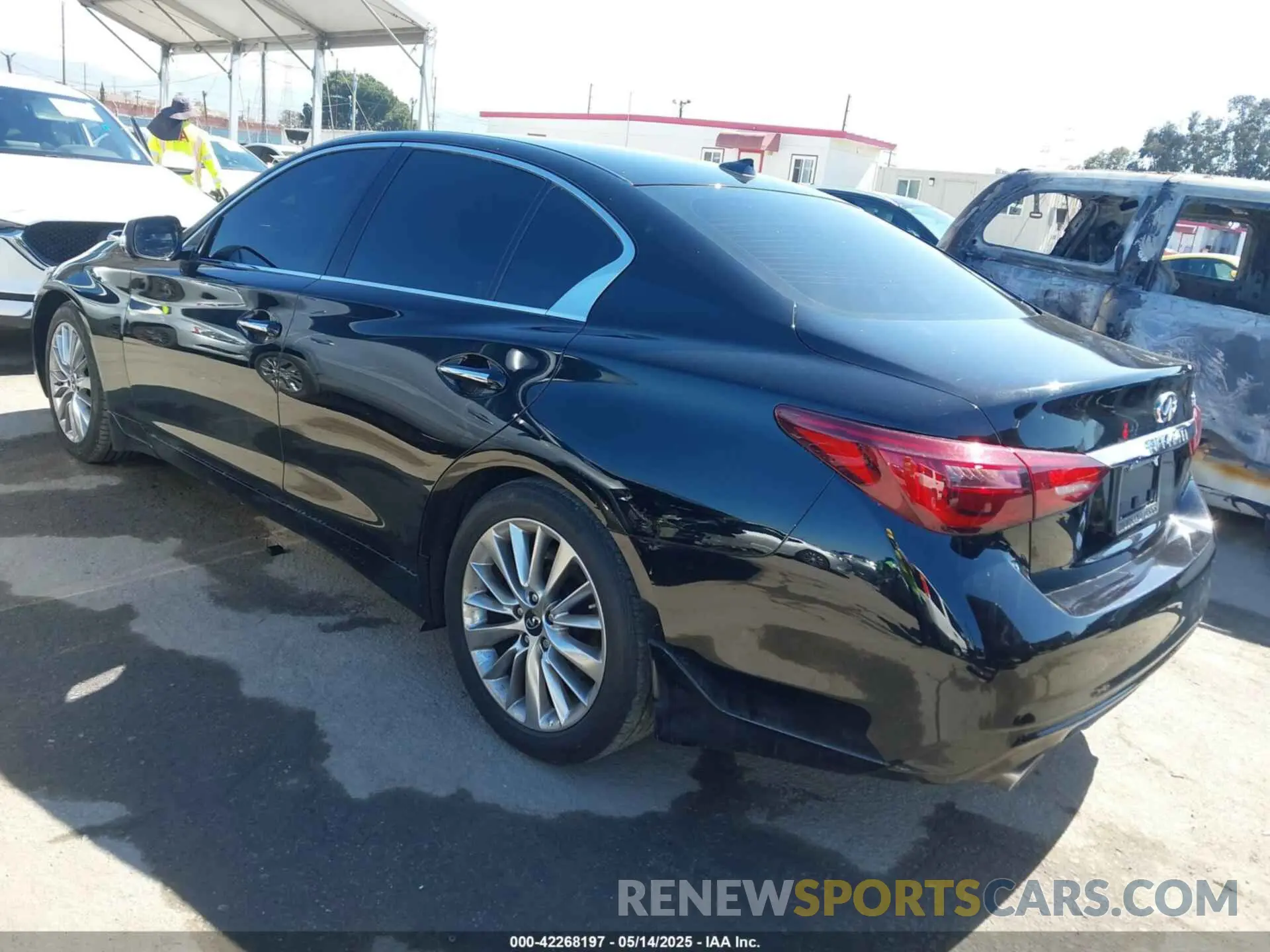 3 Photograph of a damaged car JN1EV7BP2MM705703 INFINITI Q50 2021