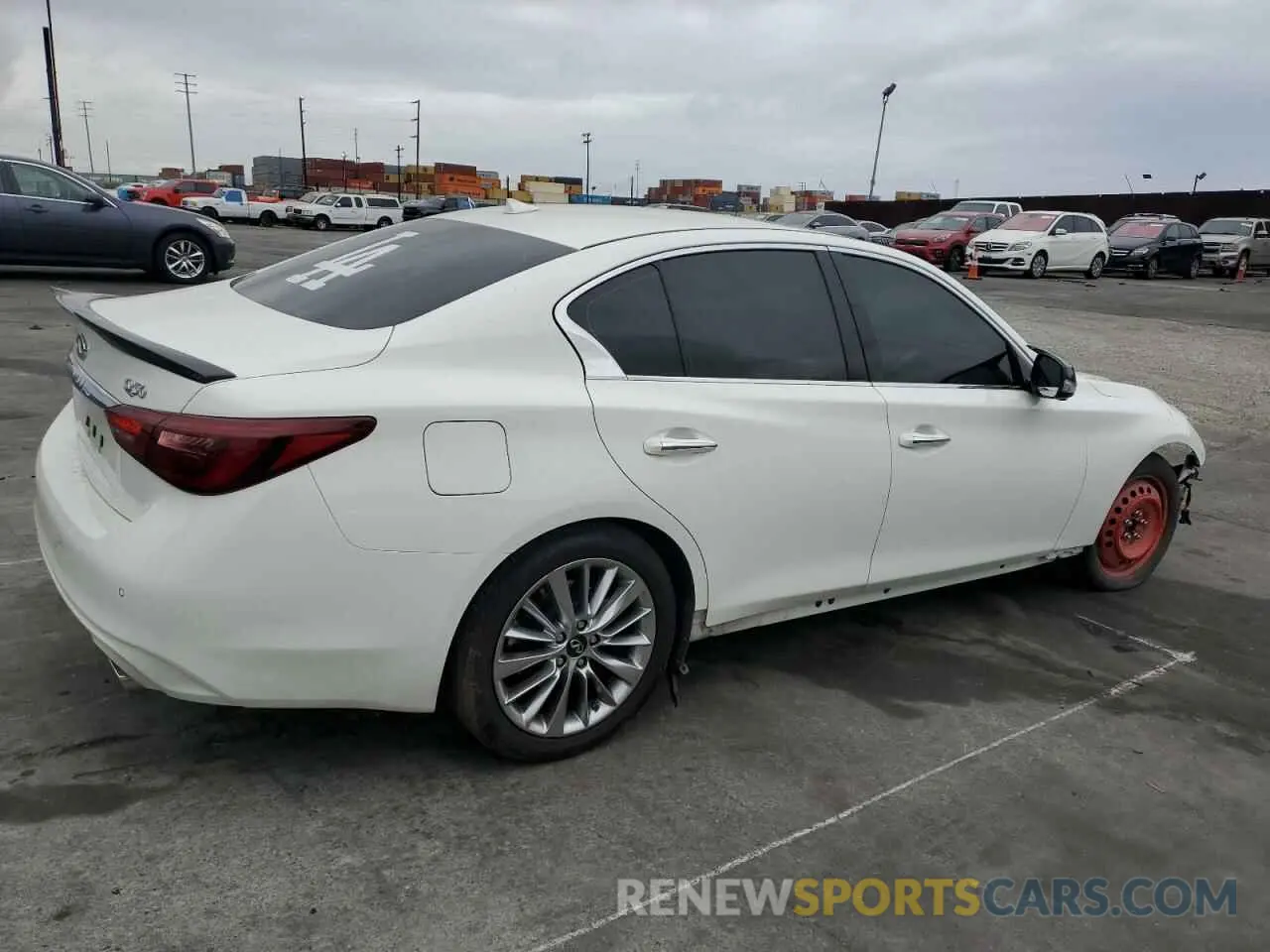 3 Photograph of a damaged car JN1EV7BP2MM706933 INFINITI Q50 2021