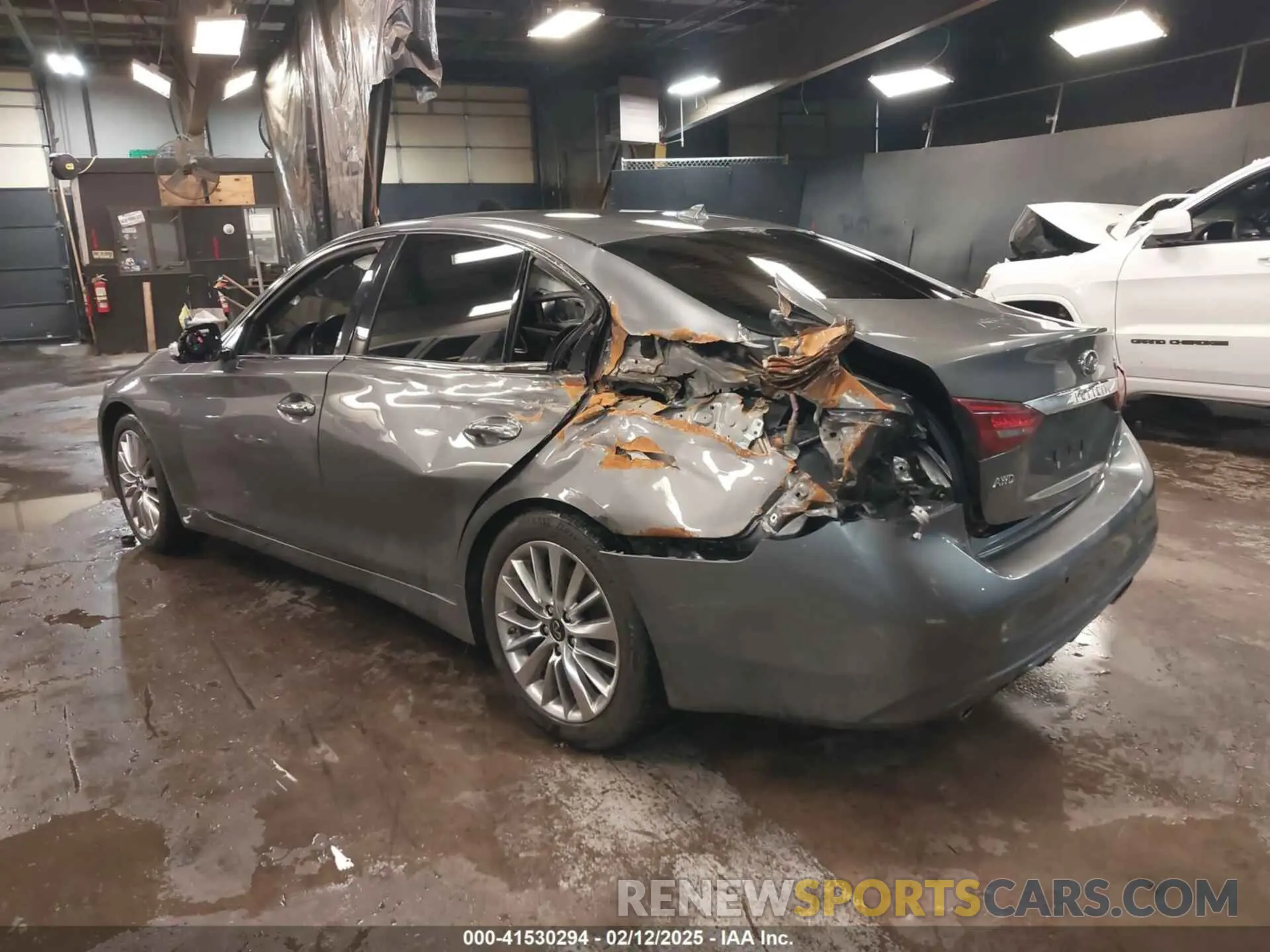 3 Photograph of a damaged car JN1EV7BP2MM707421 INFINITI Q50 2021