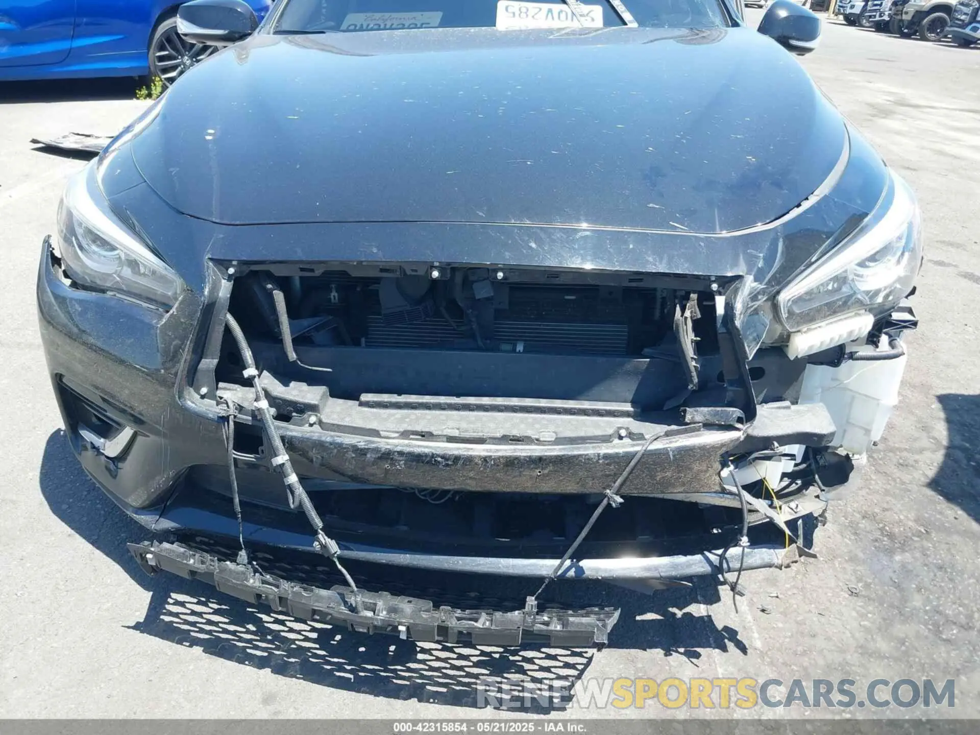 10 Photograph of a damaged car JN1EV7BP2MM707502 INFINITI Q50 2021
