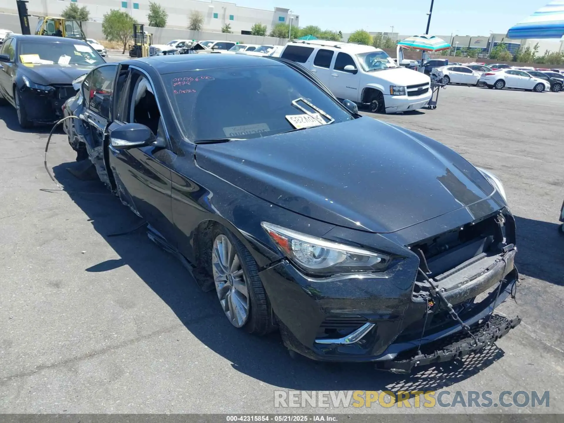 13 Photograph of a damaged car JN1EV7BP2MM707502 INFINITI Q50 2021