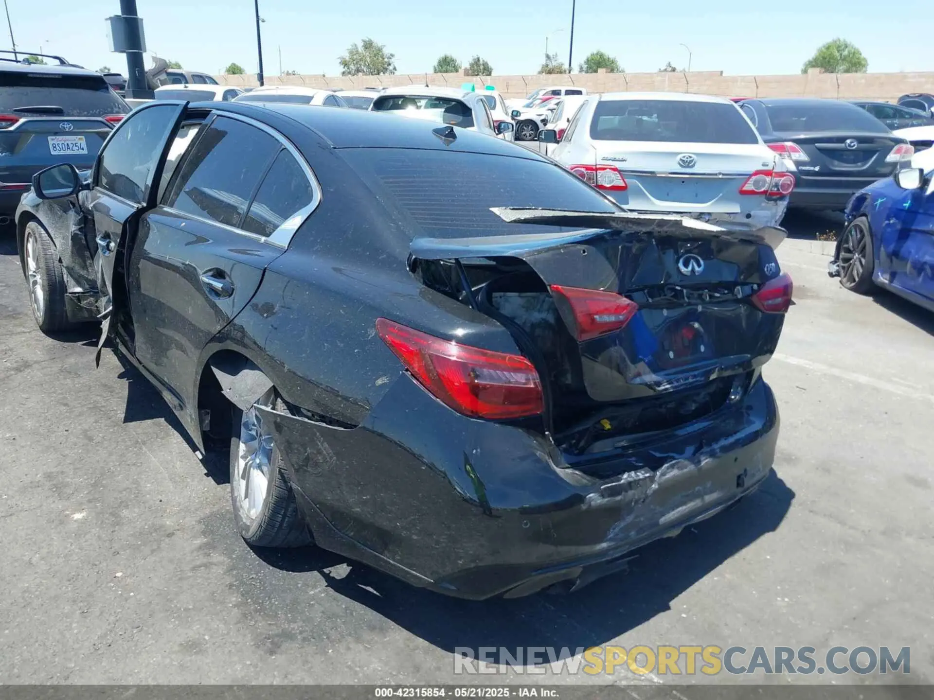 14 Photograph of a damaged car JN1EV7BP2MM707502 INFINITI Q50 2021