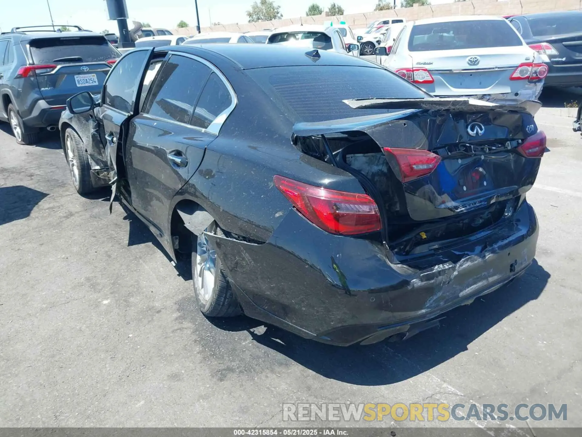 3 Photograph of a damaged car JN1EV7BP2MM707502 INFINITI Q50 2021
