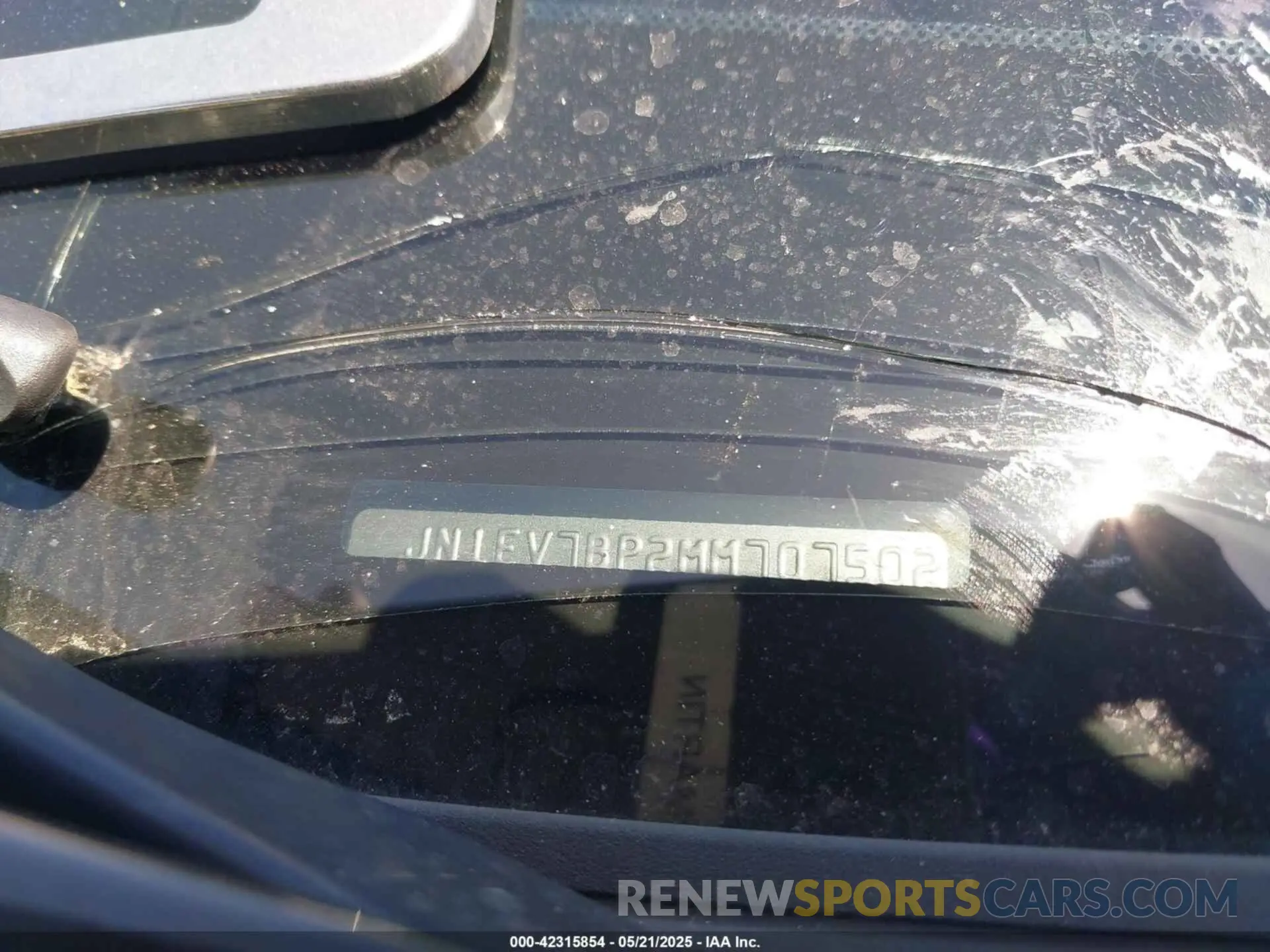 9 Photograph of a damaged car JN1EV7BP2MM707502 INFINITI Q50 2021