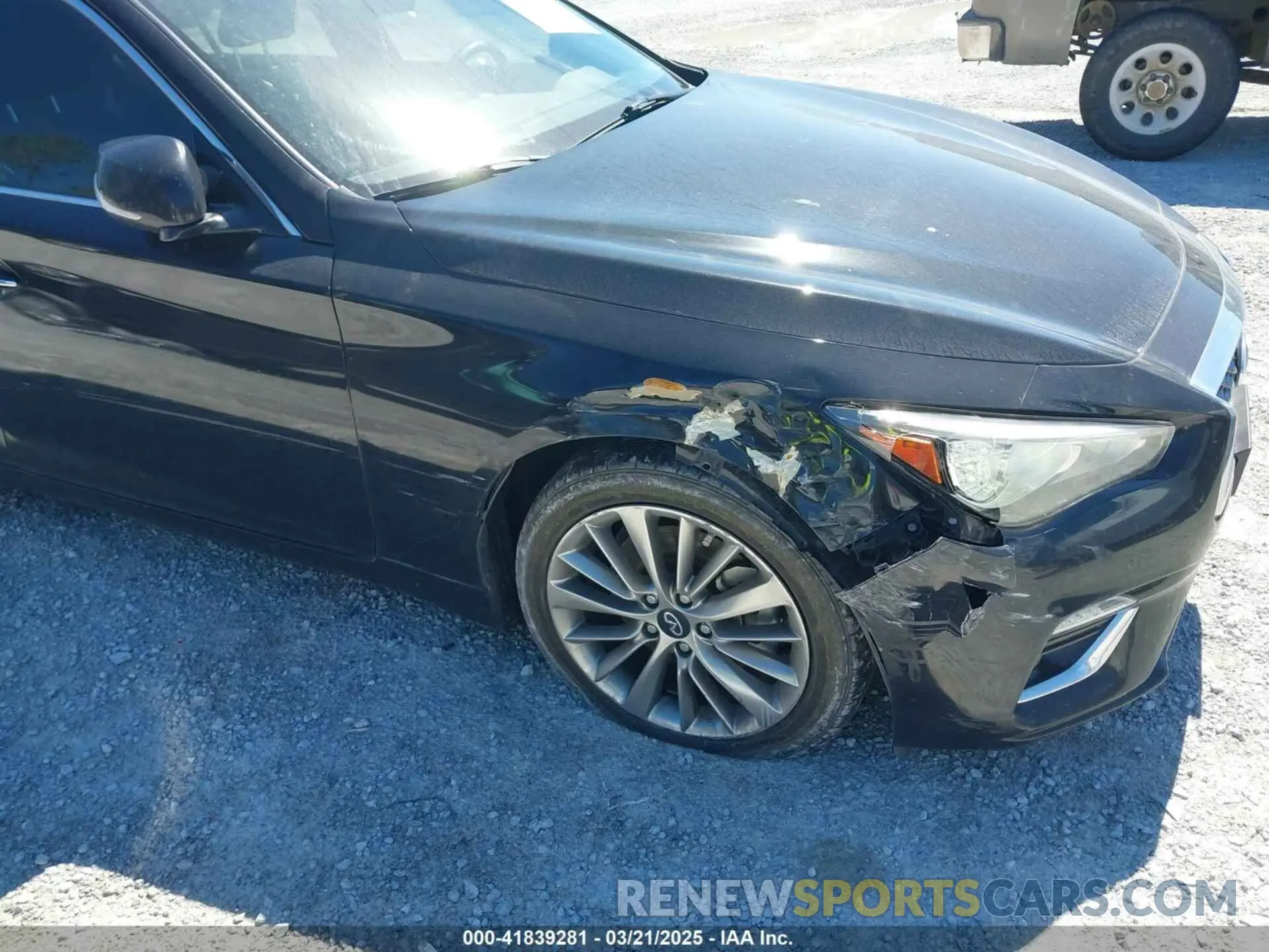 19 Photograph of a damaged car JN1EV7BP2MM707788 INFINITI Q50 2021
