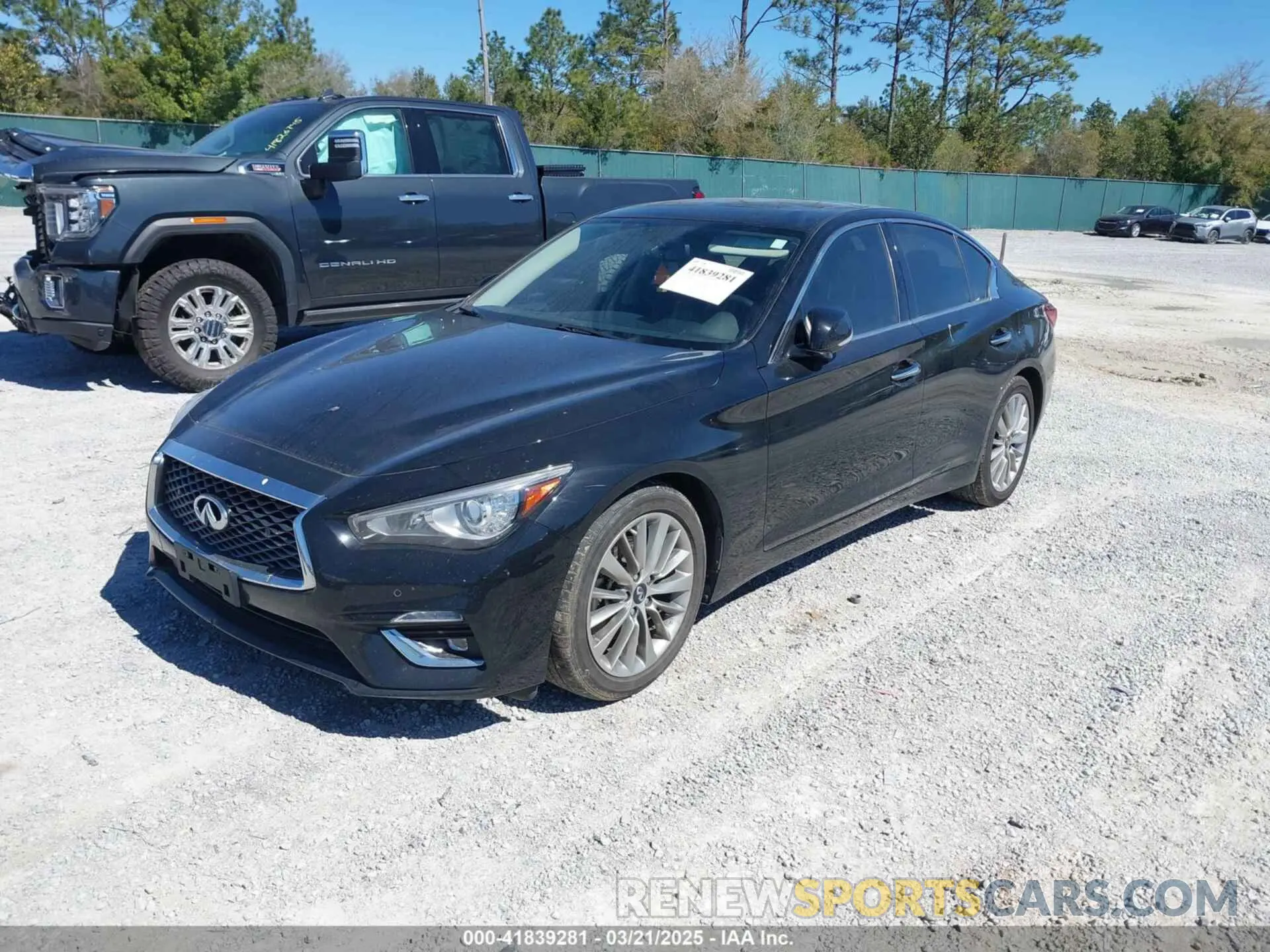 2 Photograph of a damaged car JN1EV7BP2MM707788 INFINITI Q50 2021