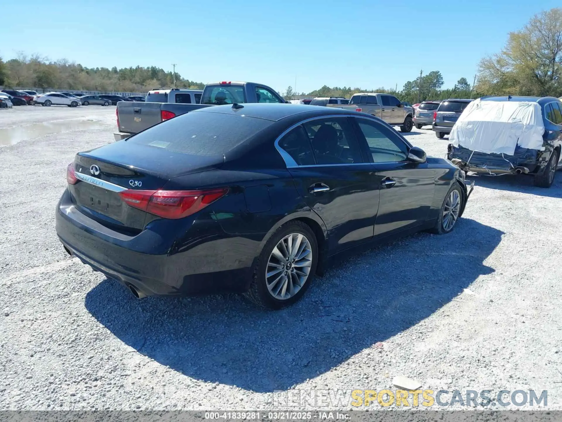 4 Photograph of a damaged car JN1EV7BP2MM707788 INFINITI Q50 2021