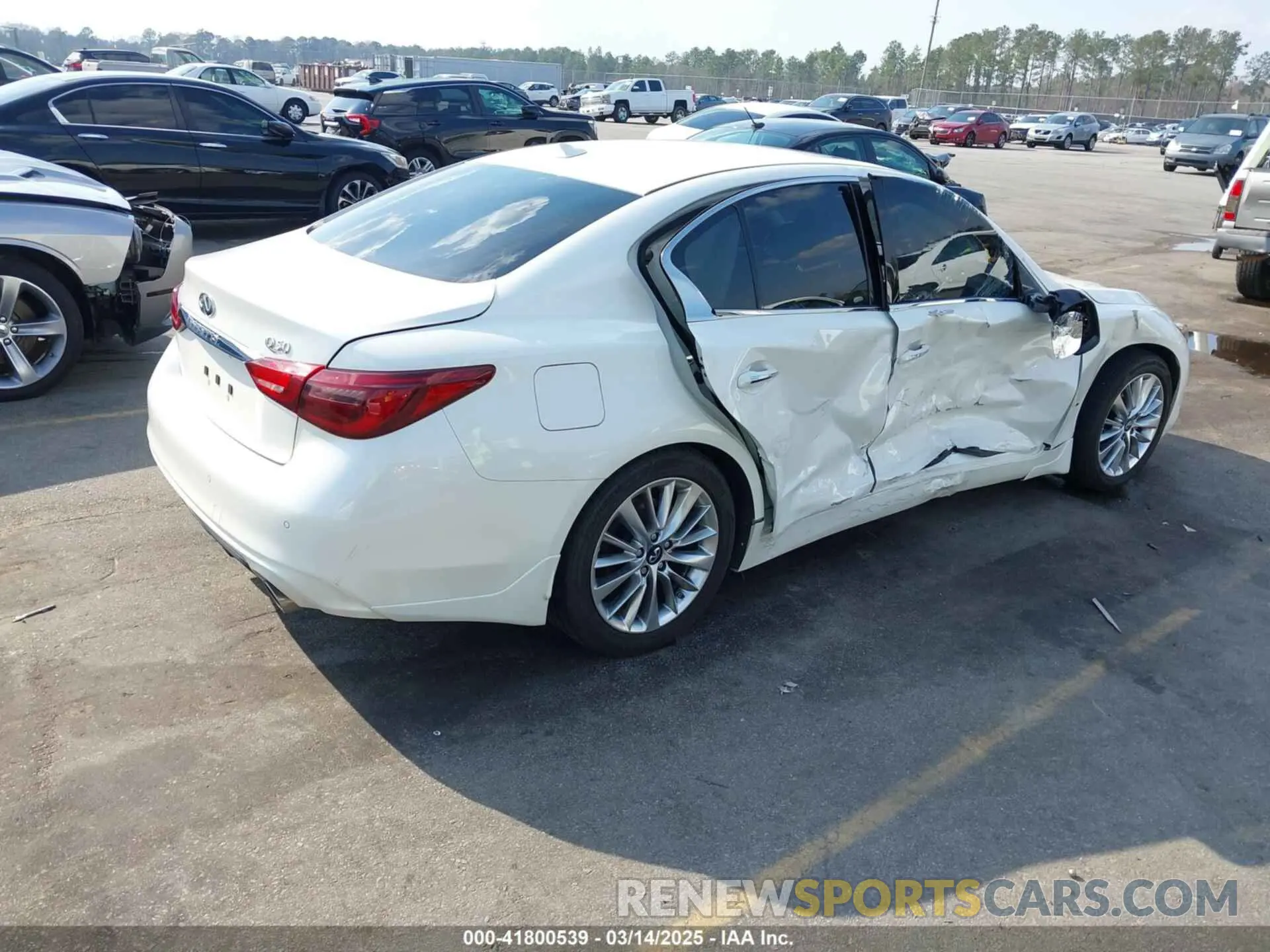 4 Photograph of a damaged car JN1EV7BP3MM700462 INFINITI Q50 2021