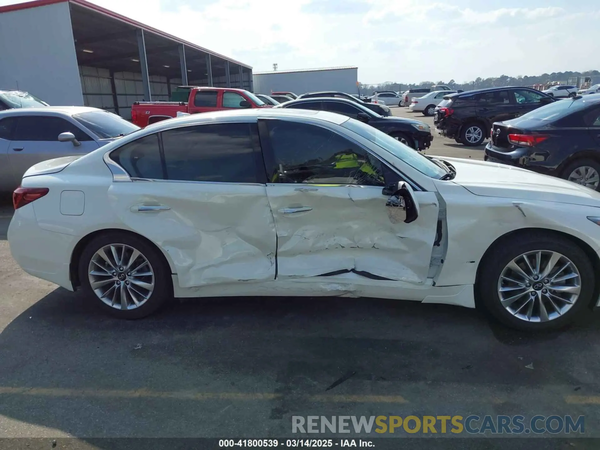 6 Photograph of a damaged car JN1EV7BP3MM700462 INFINITI Q50 2021