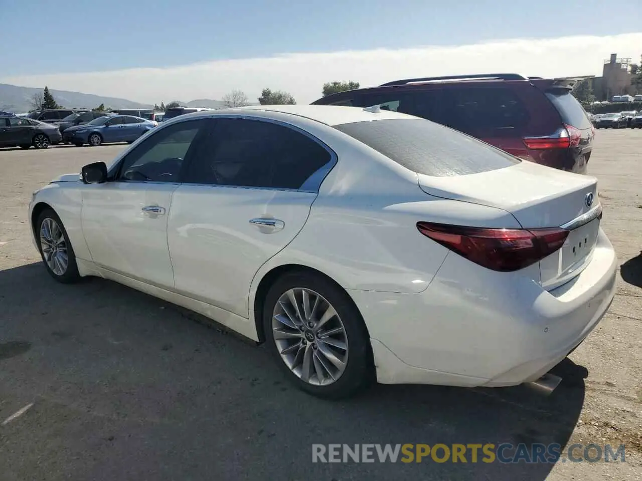 2 Photograph of a damaged car JN1EV7BP3MM701546 INFINITI Q50 2021