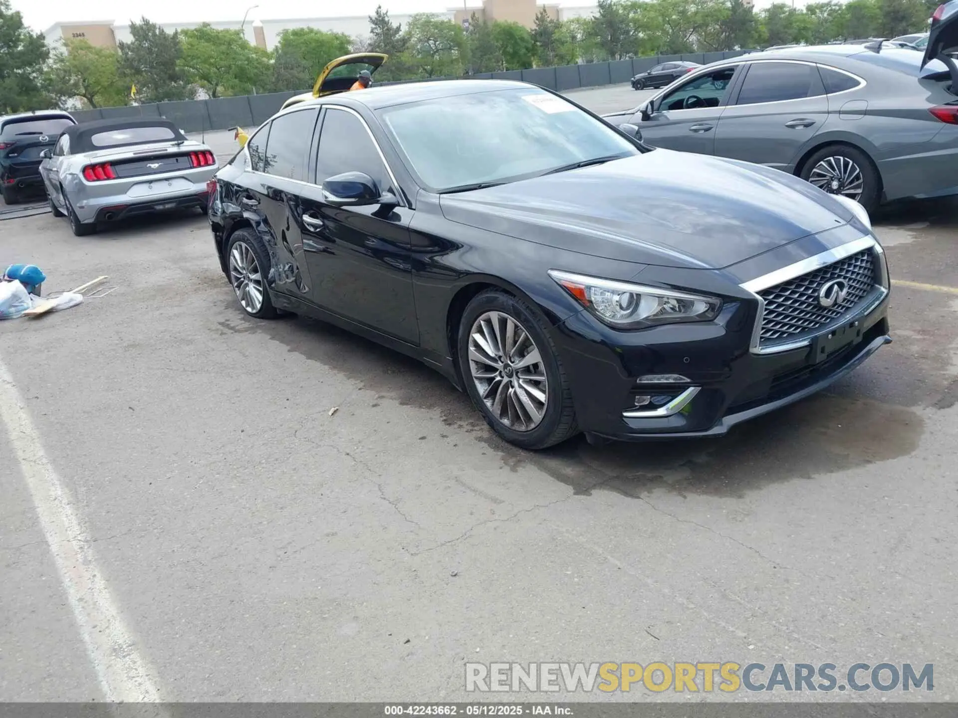 1 Photograph of a damaged car JN1EV7BP3MM701837 INFINITI Q50 2021