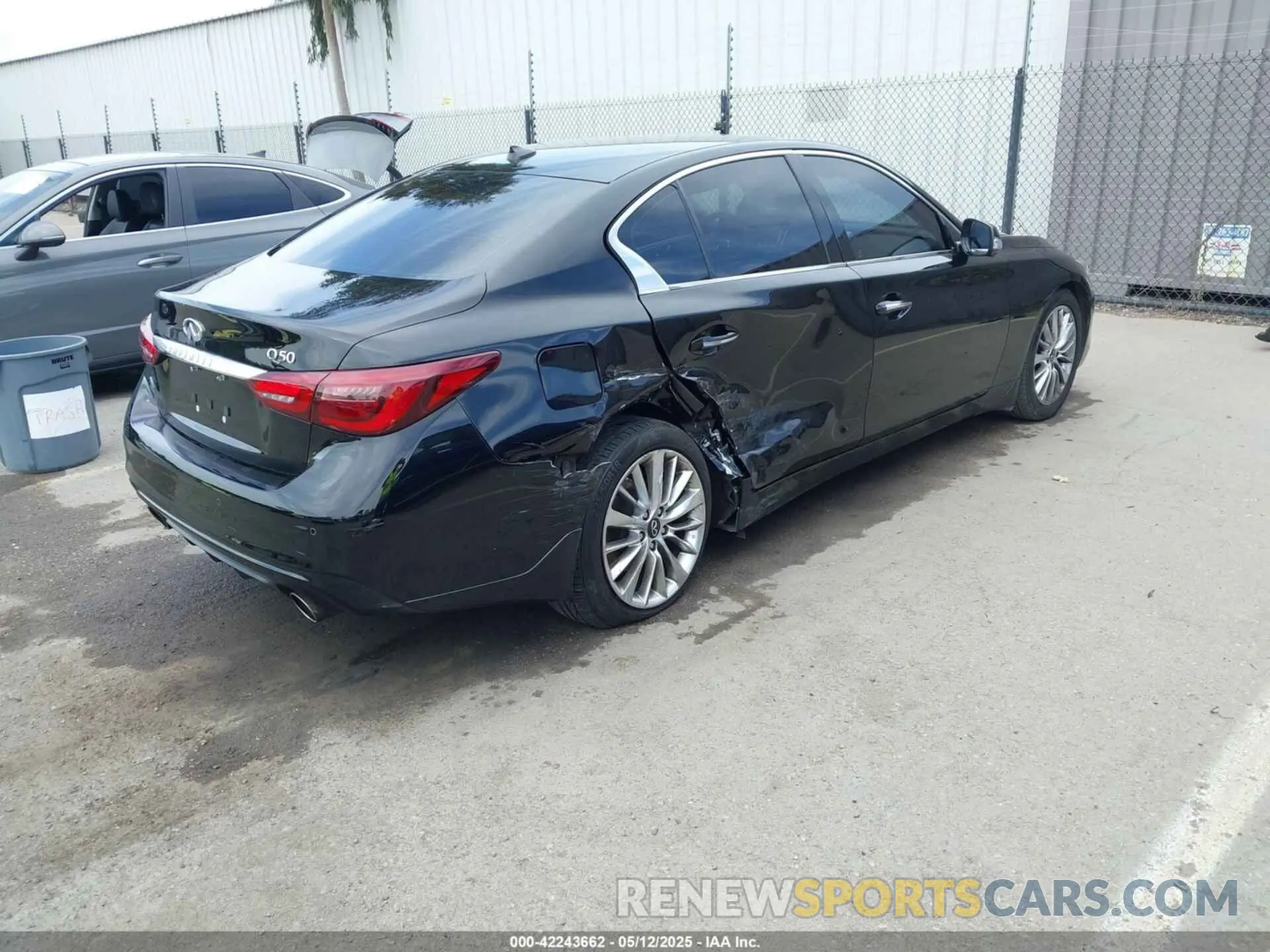 4 Photograph of a damaged car JN1EV7BP3MM701837 INFINITI Q50 2021