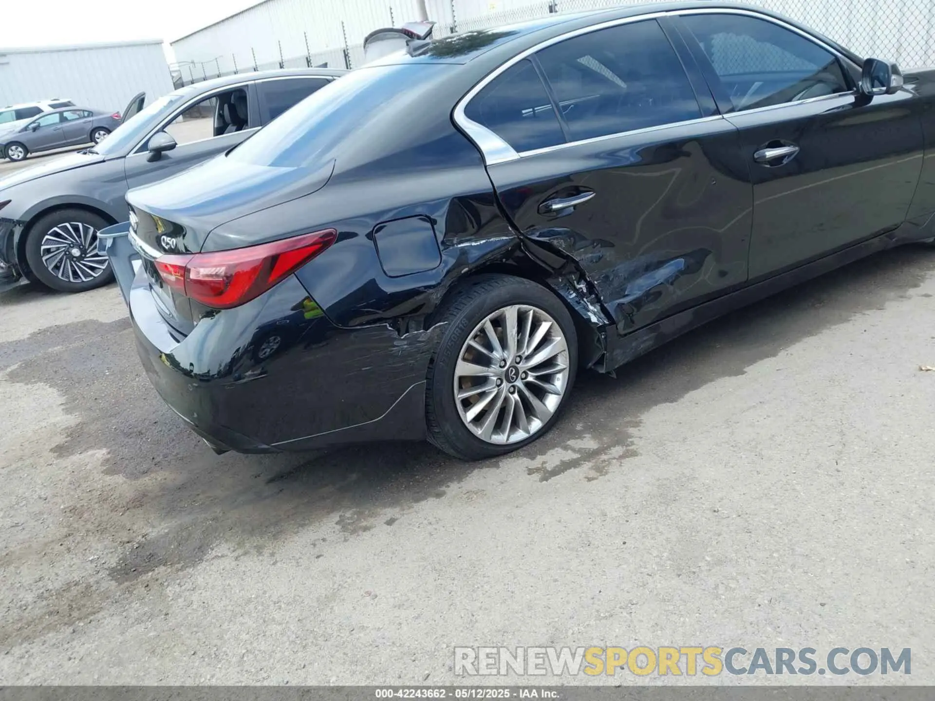 6 Photograph of a damaged car JN1EV7BP3MM701837 INFINITI Q50 2021