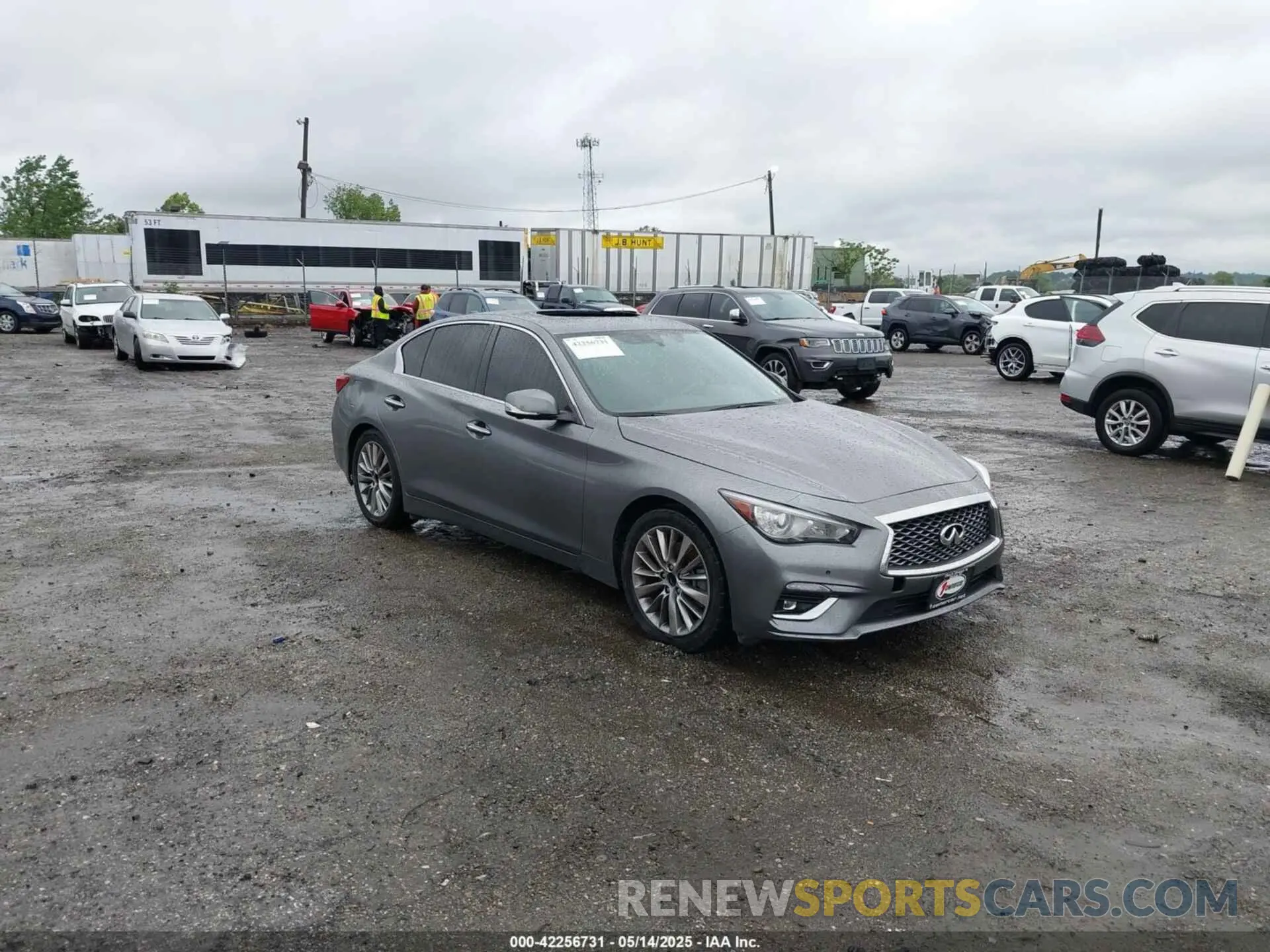 1 Photograph of a damaged car JN1EV7BP3MM702339 INFINITI Q50 2021