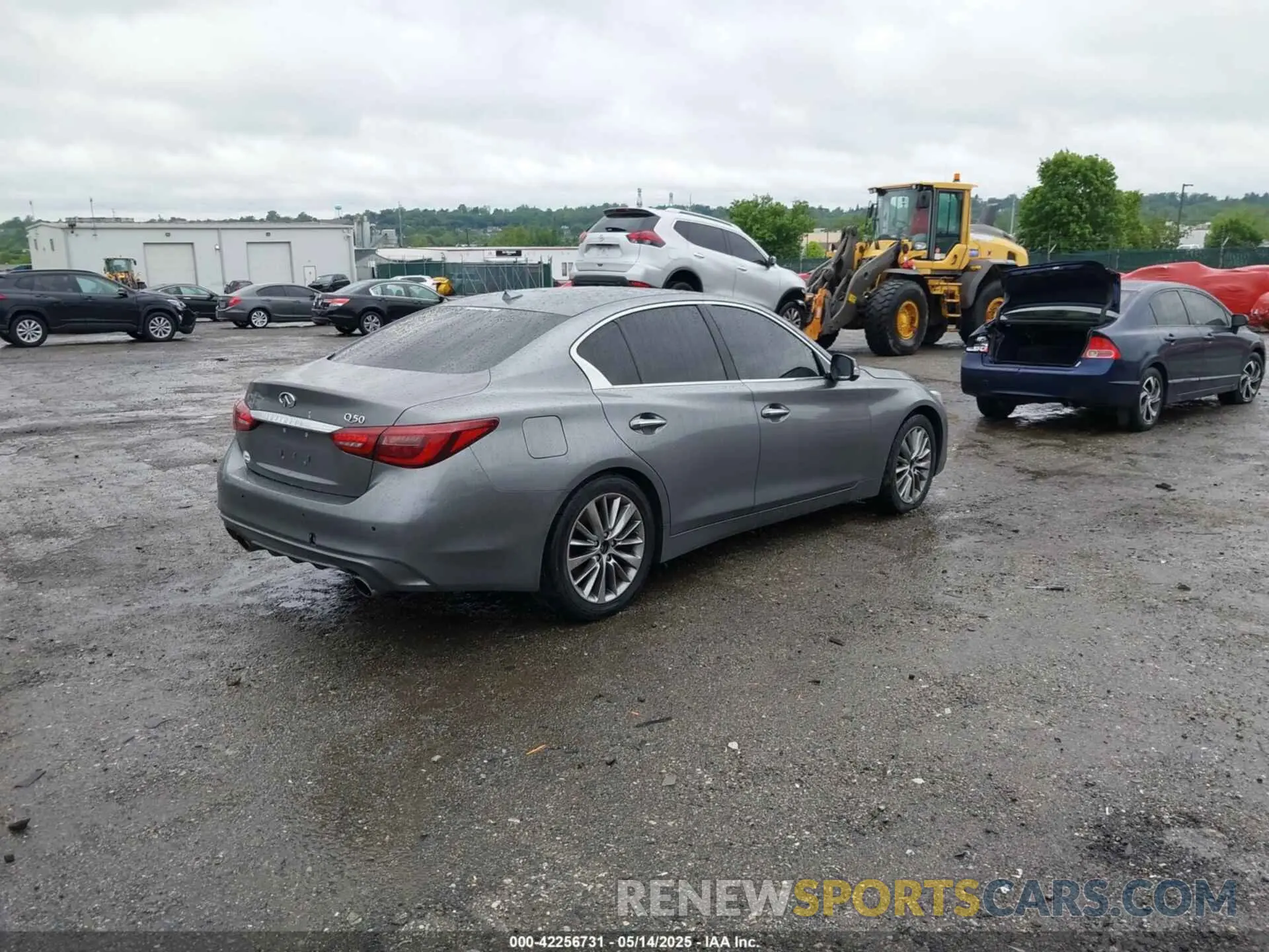 4 Photograph of a damaged car JN1EV7BP3MM702339 INFINITI Q50 2021