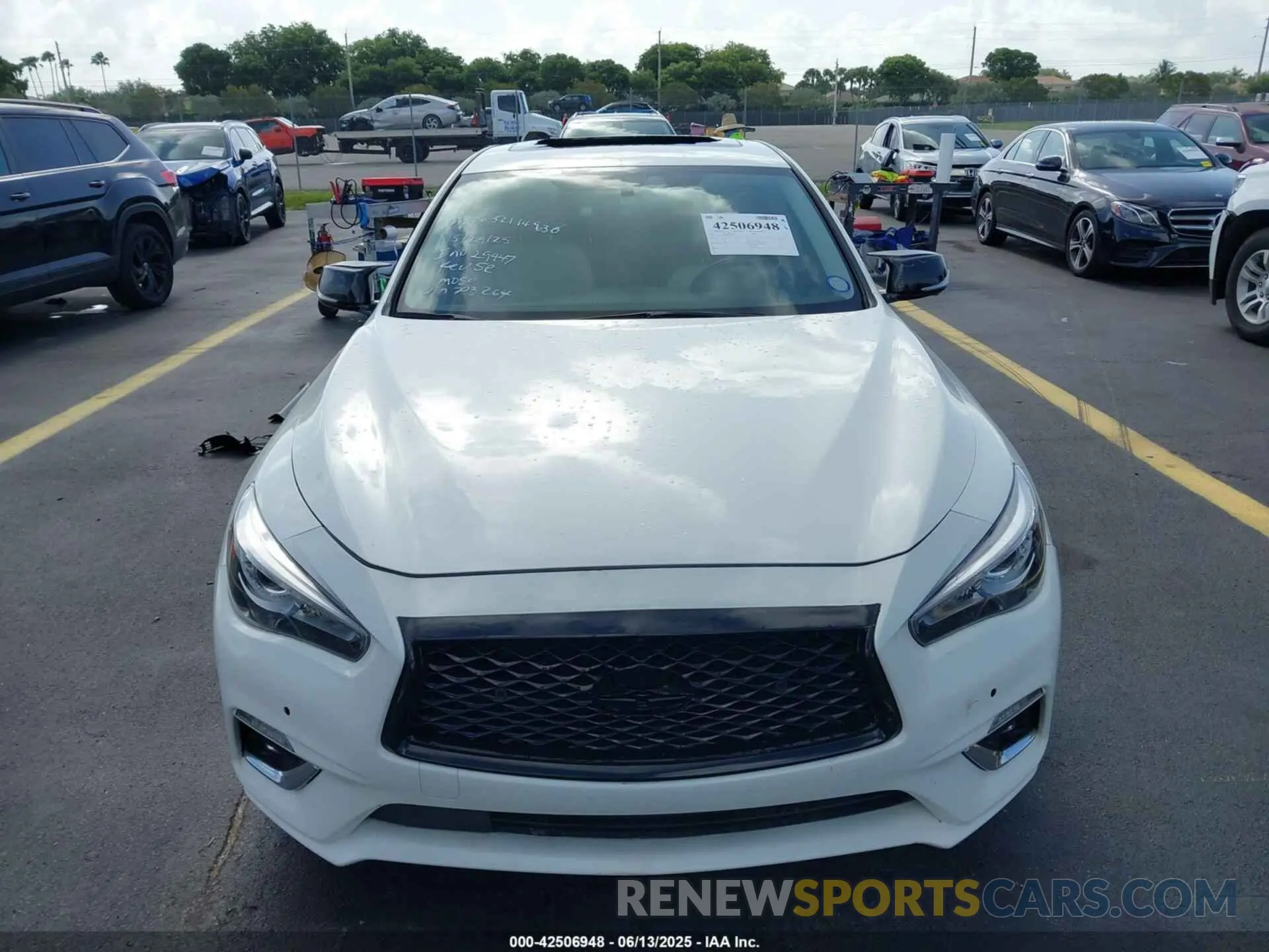 13 Photograph of a damaged car JN1EV7BP3MM703264 INFINITI Q50 2021
