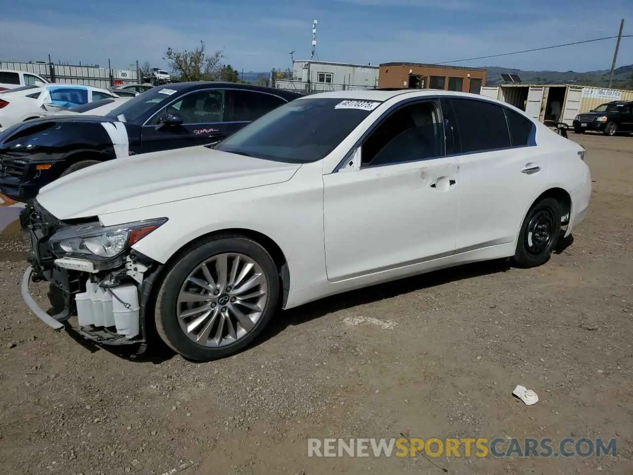 1 Photograph of a damaged car JN1EV7BP3MM703409 INFINITI Q50 2021