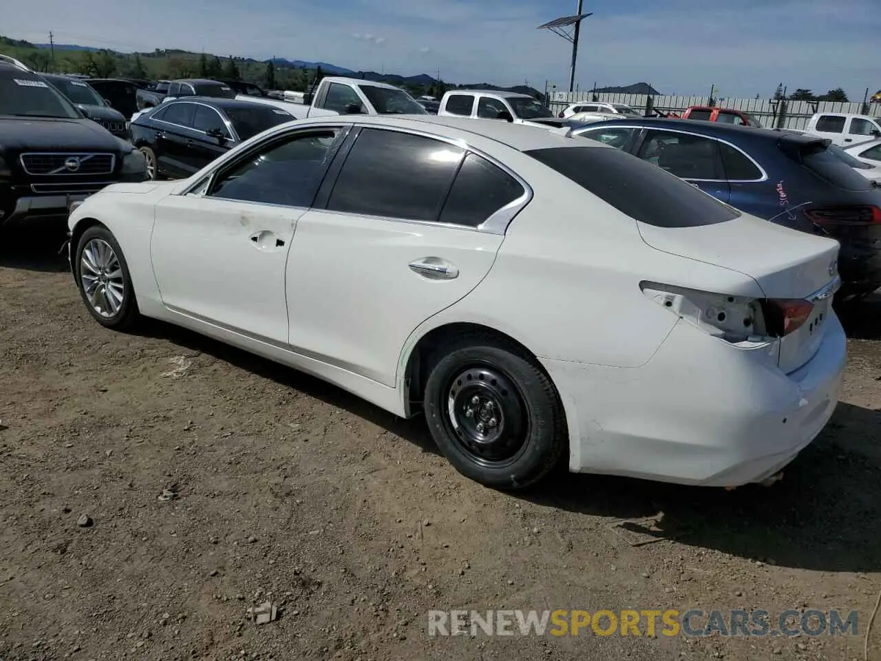 2 Photograph of a damaged car JN1EV7BP3MM703409 INFINITI Q50 2021