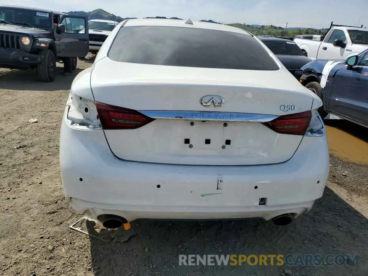 6 Photograph of a damaged car JN1EV7BP3MM703409 INFINITI Q50 2021