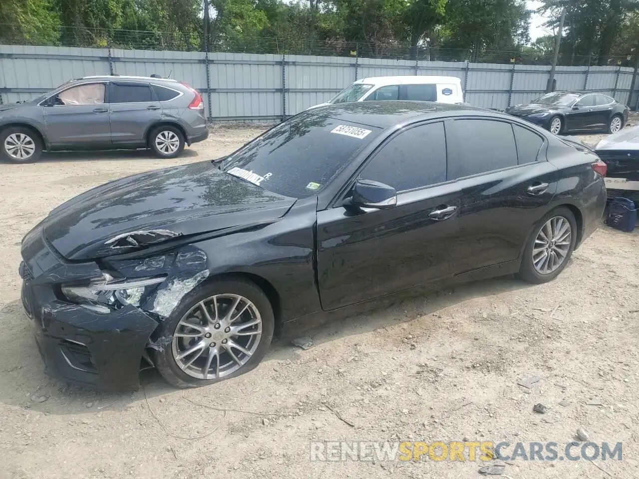 1 Photograph of a damaged car JN1EV7BP3MM704866 INFINITI Q50 2021