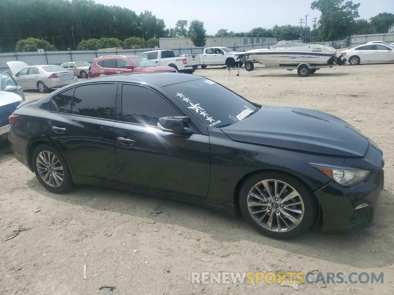 4 Photograph of a damaged car JN1EV7BP3MM704866 INFINITI Q50 2021