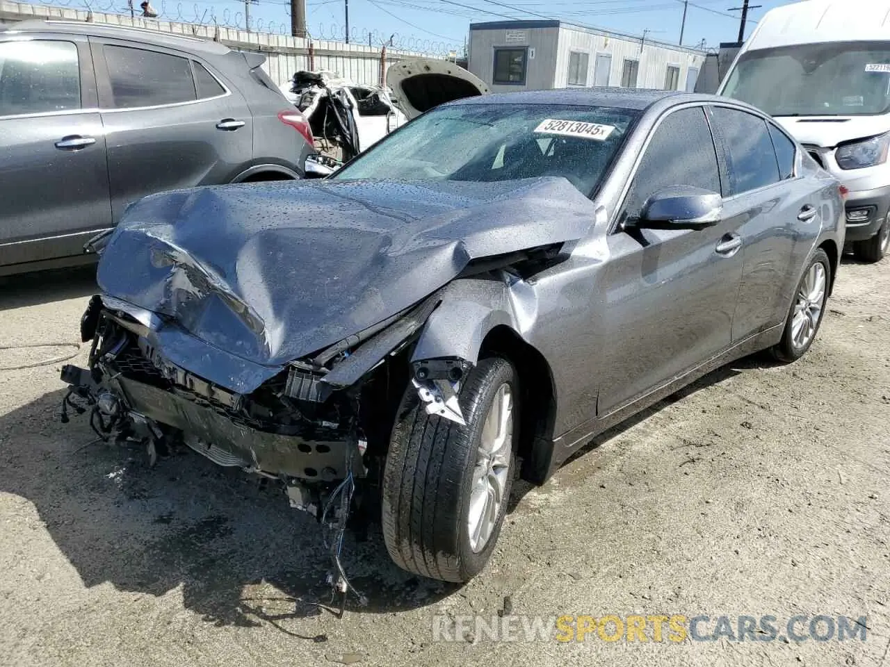 1 Photograph of a damaged car JN1EV7BP3MM706570 INFINITI Q50 2021