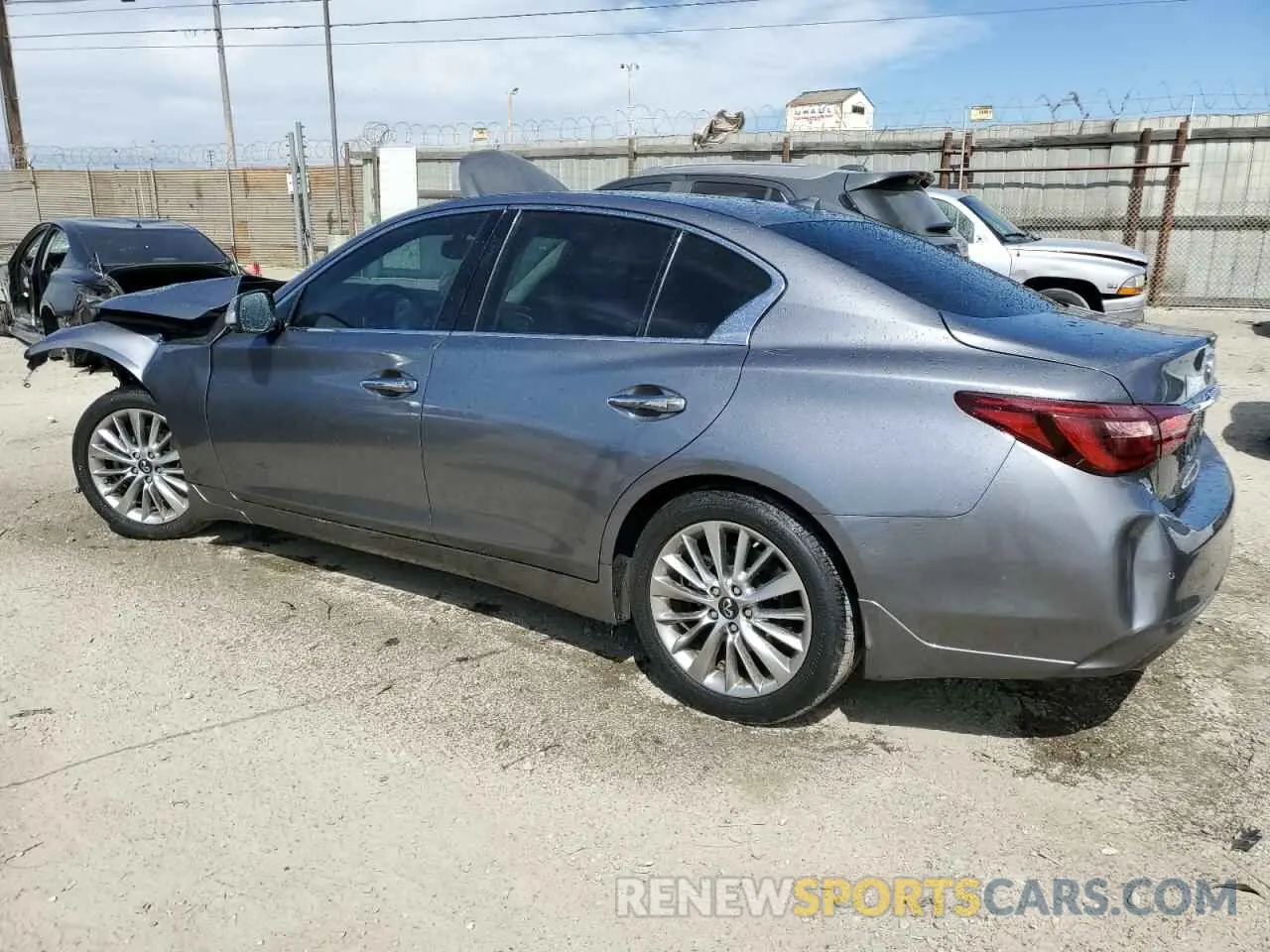 2 Photograph of a damaged car JN1EV7BP3MM706570 INFINITI Q50 2021