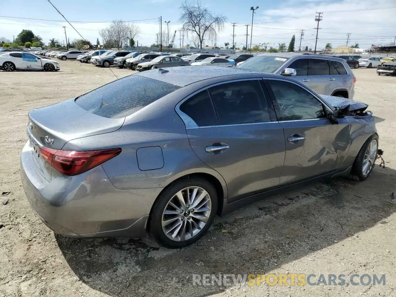 3 Photograph of a damaged car JN1EV7BP3MM706570 INFINITI Q50 2021