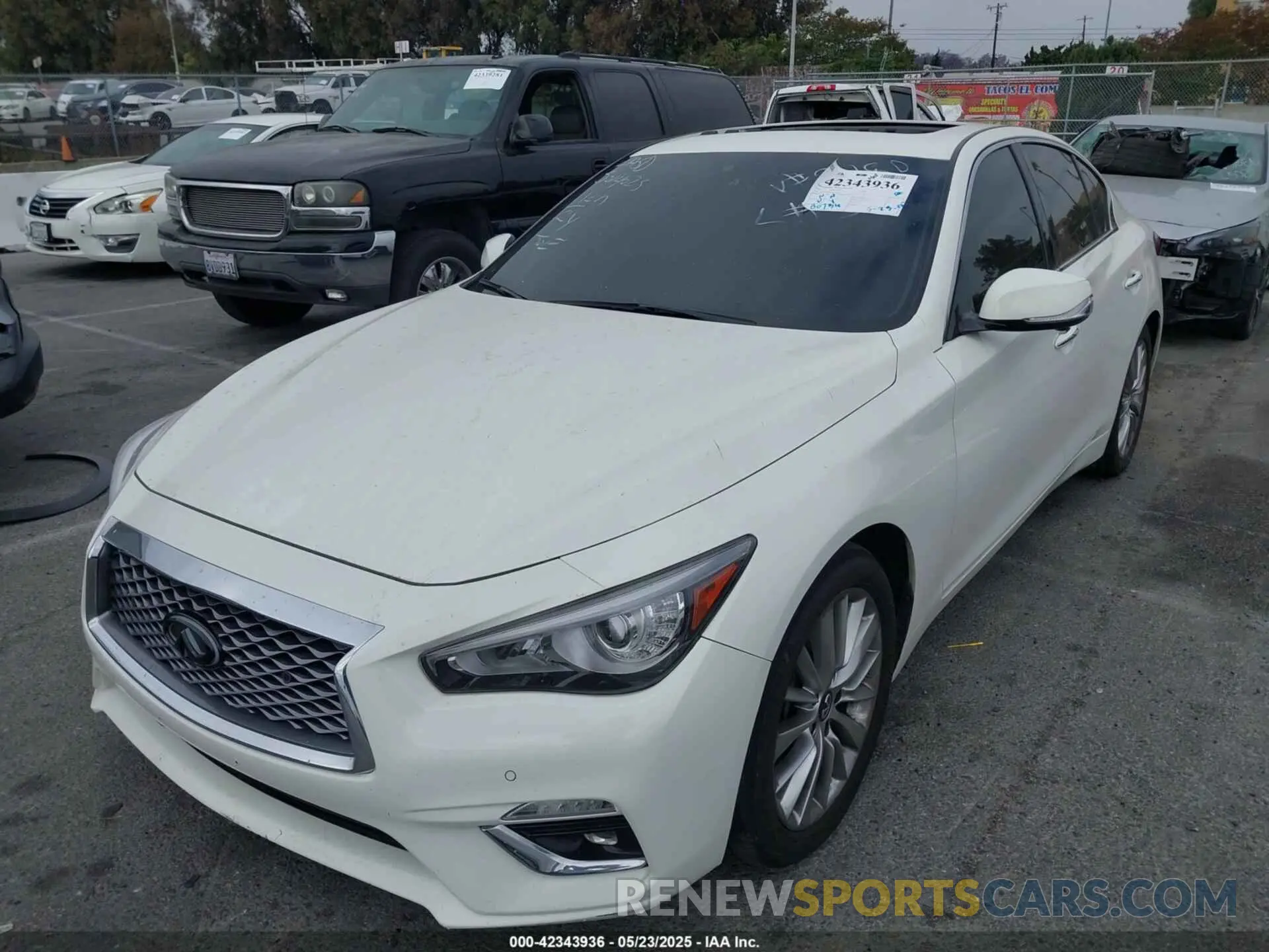 6 Photograph of a damaged car JN1EV7BP4MM702480 INFINITI Q50 2021