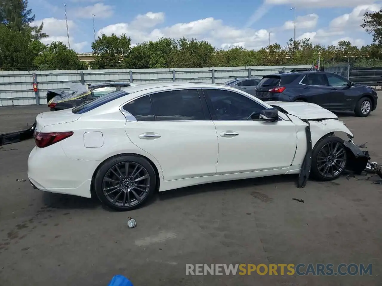 3 Photograph of a damaged car JN1EV7BP4MM702608 INFINITI Q50 2021