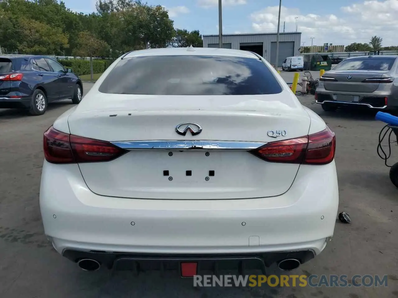 6 Photograph of a damaged car JN1EV7BP4MM702608 INFINITI Q50 2021