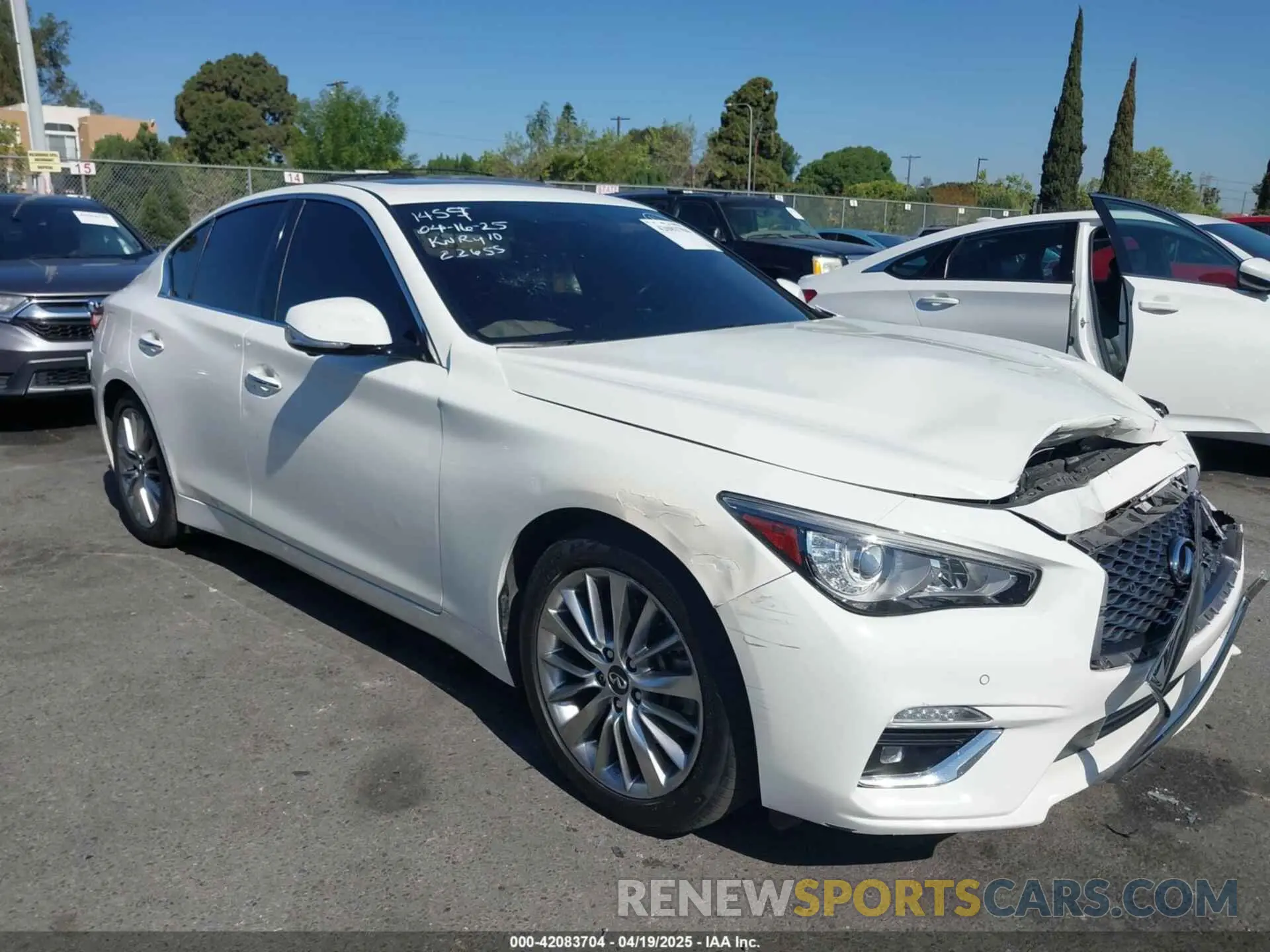 12 Photograph of a damaged car JN1EV7BP4MM704178 INFINITI Q50 2021