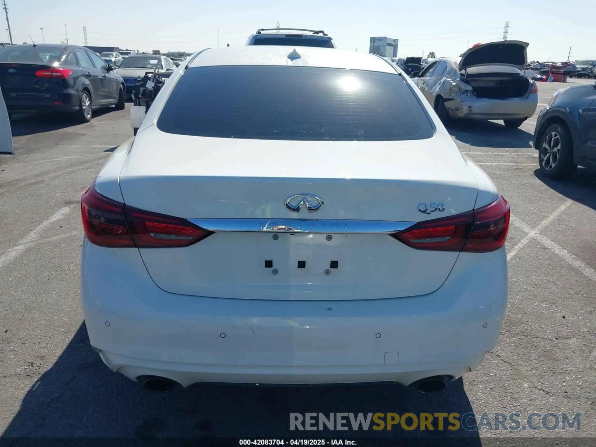 15 Photograph of a damaged car JN1EV7BP4MM704178 INFINITI Q50 2021