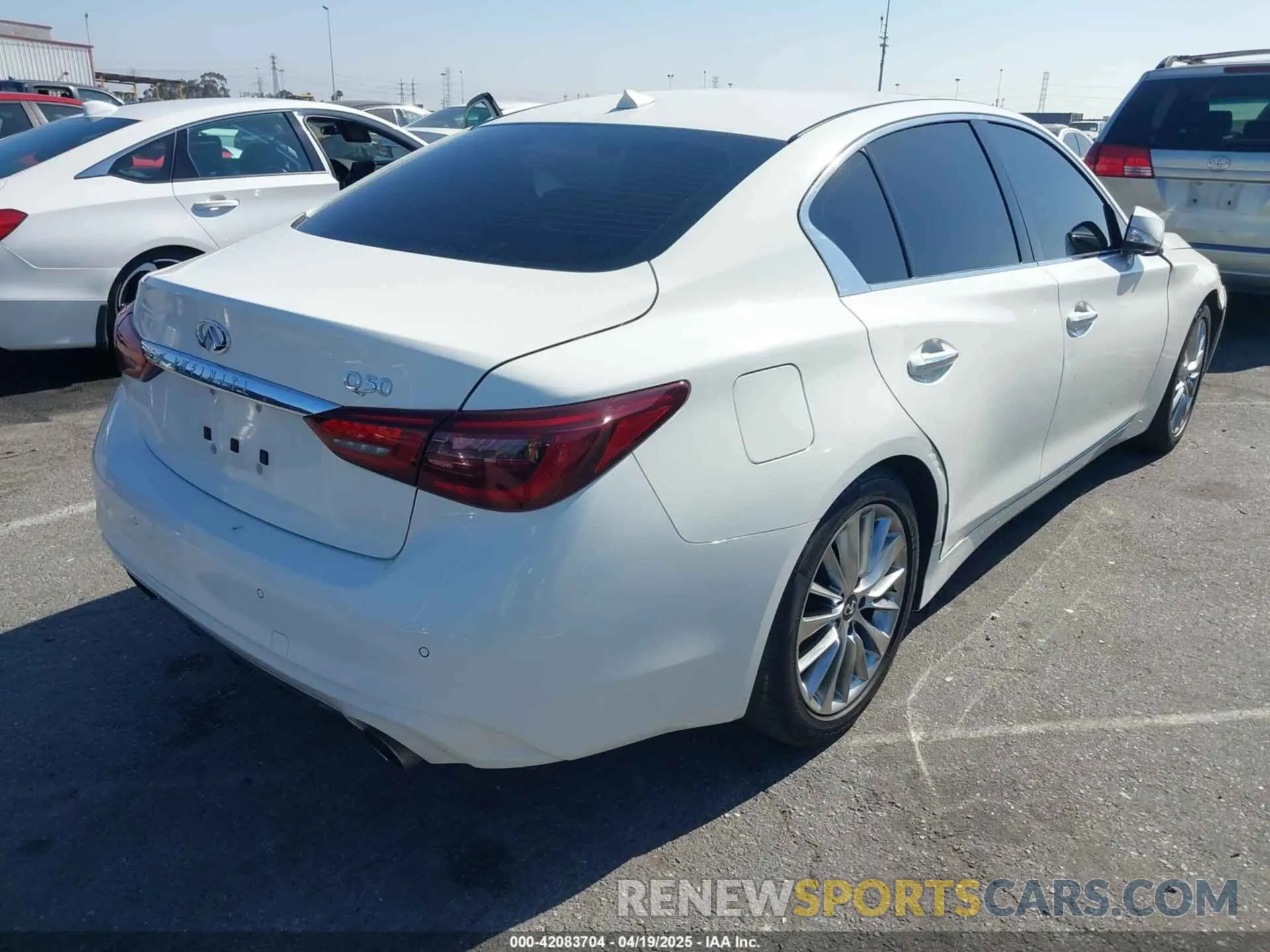 4 Photograph of a damaged car JN1EV7BP4MM704178 INFINITI Q50 2021
