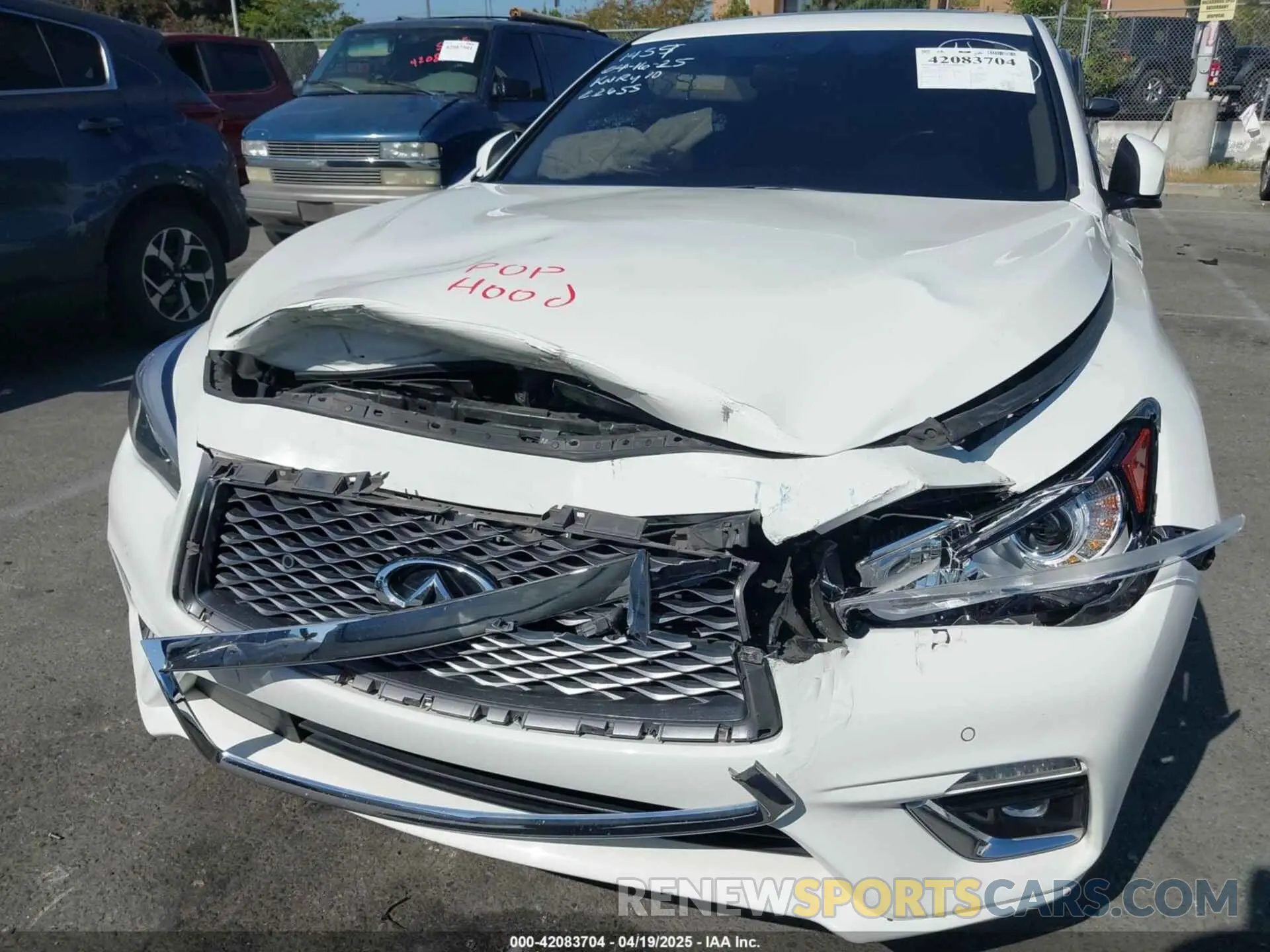 6 Photograph of a damaged car JN1EV7BP4MM704178 INFINITI Q50 2021