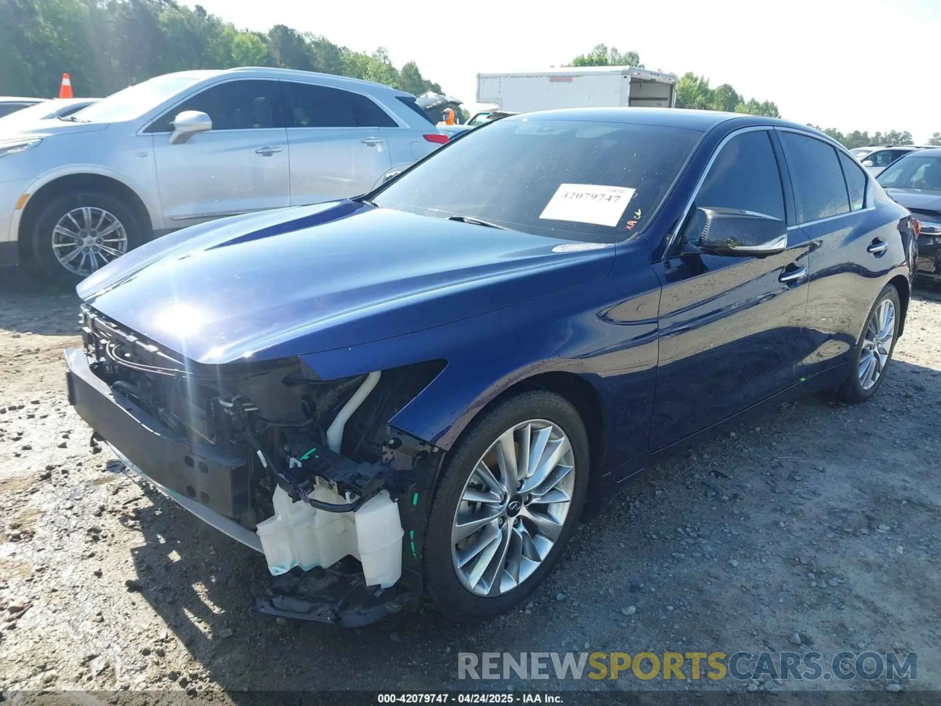2 Photograph of a damaged car JN1EV7BP4MM706934 INFINITI Q50 2021